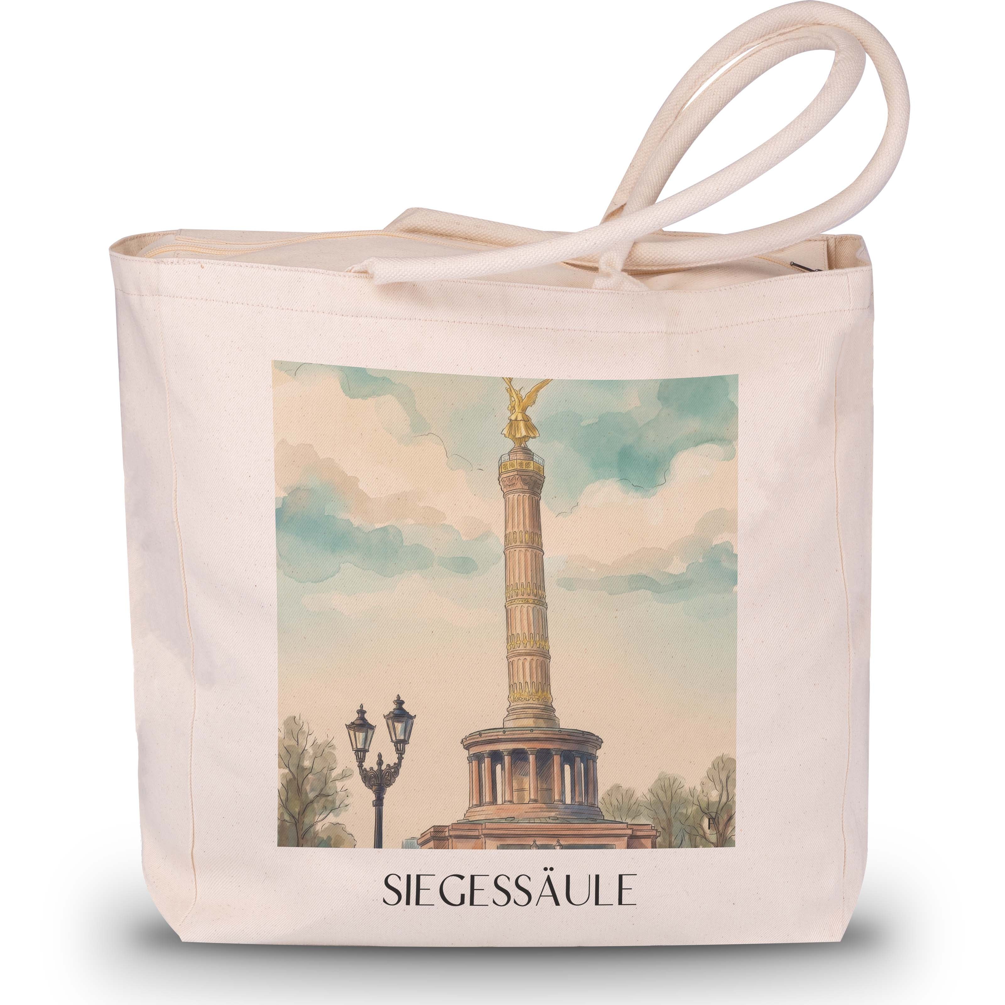 siegessäule-berlin-deutschland-einkaufstasche-aquarell