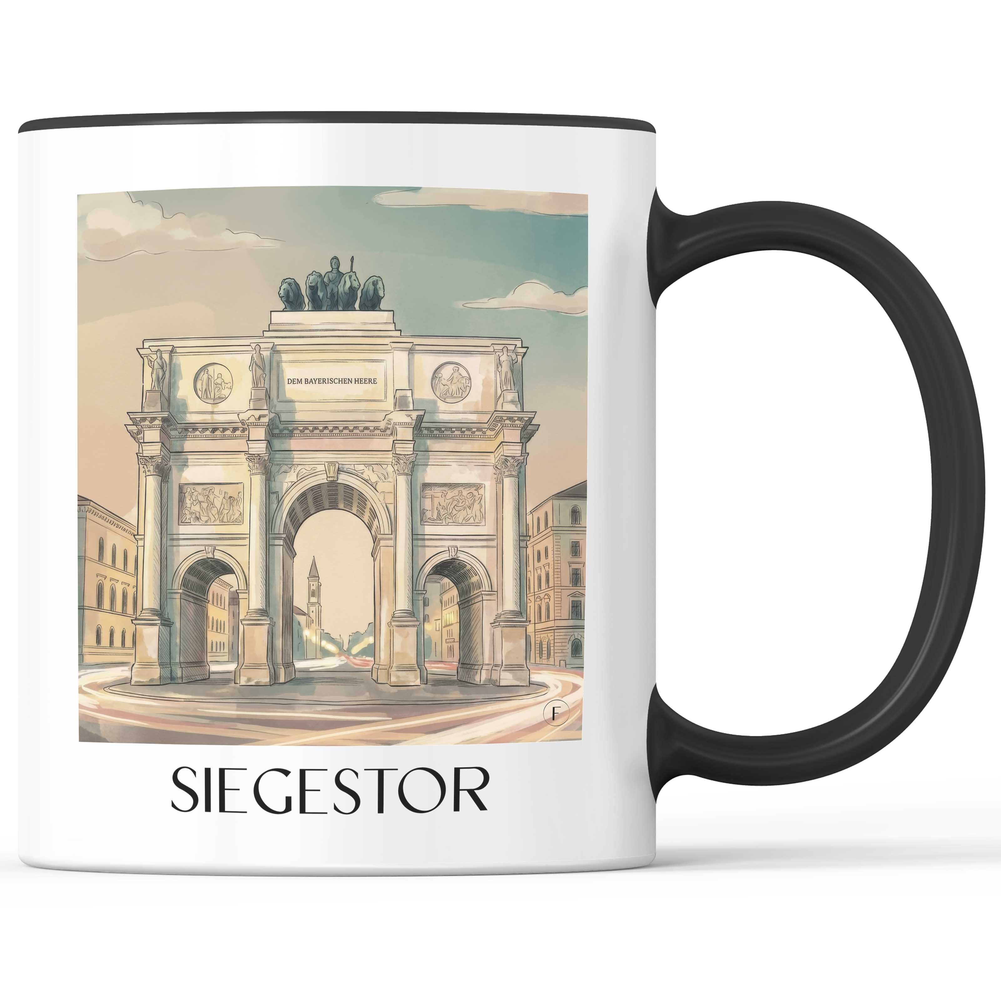 siegestor-münchen-deutschland-kaffeebecher-aquarell