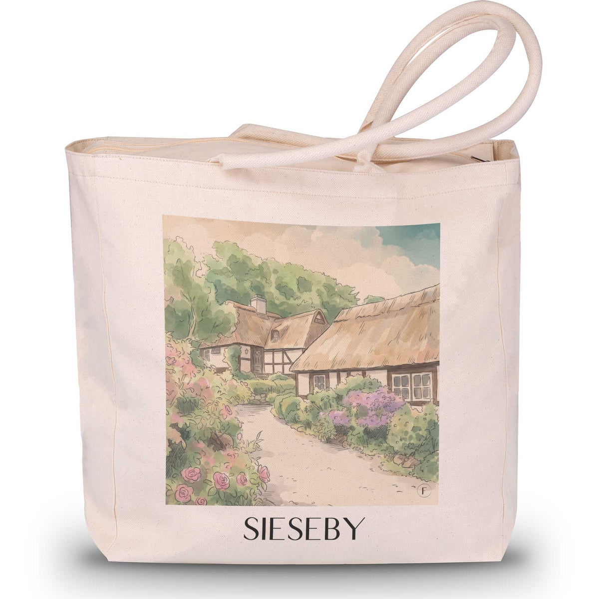 sieseby-schleswig-holstein-deutschland-einkaufstasche-aquarell