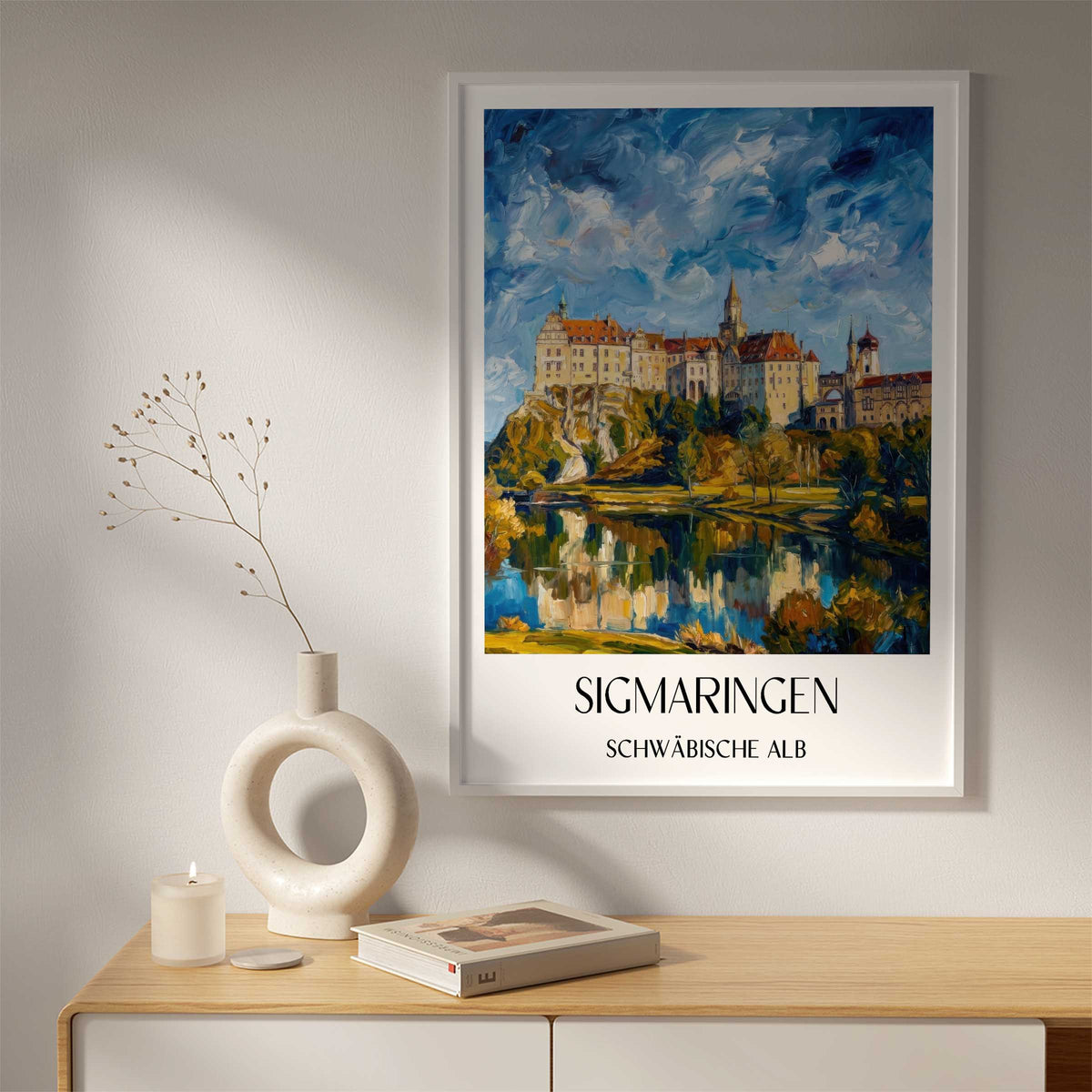 sigmaringen-schwäbische-alb-deutschland-poster-oil-painting-oelgemaelde