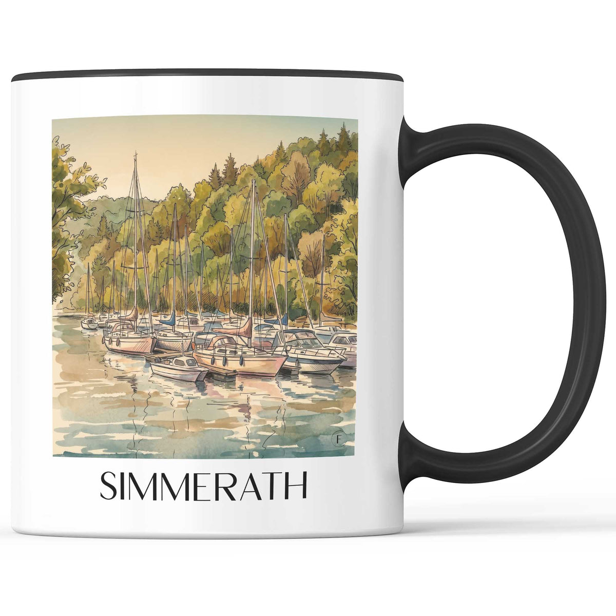 simmerath-eifel-deutschland-kaffeebecher-aquarell