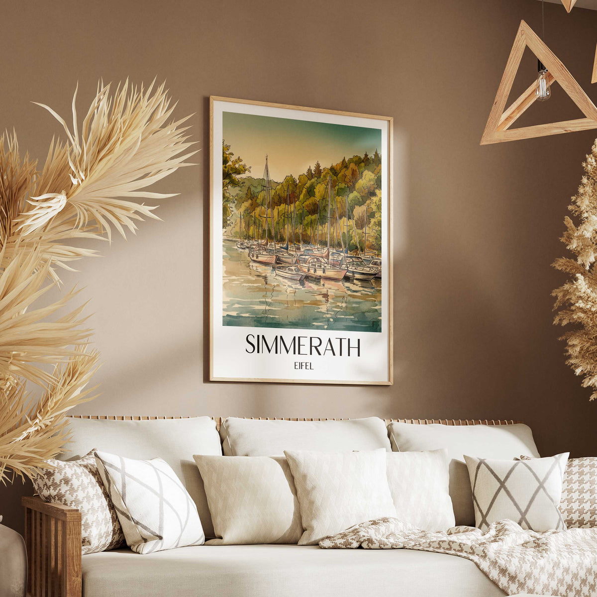 simmerath-eifel-deutschland-poster-aquarell