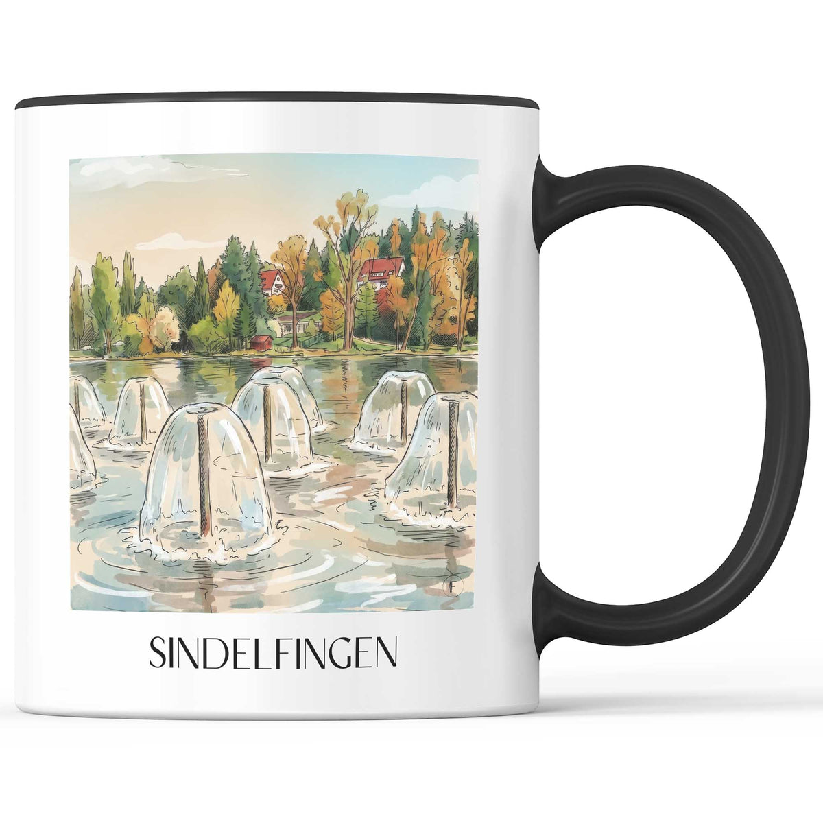 sindelfingen-württemberg-deutschland-kaffeebecher-aquarell