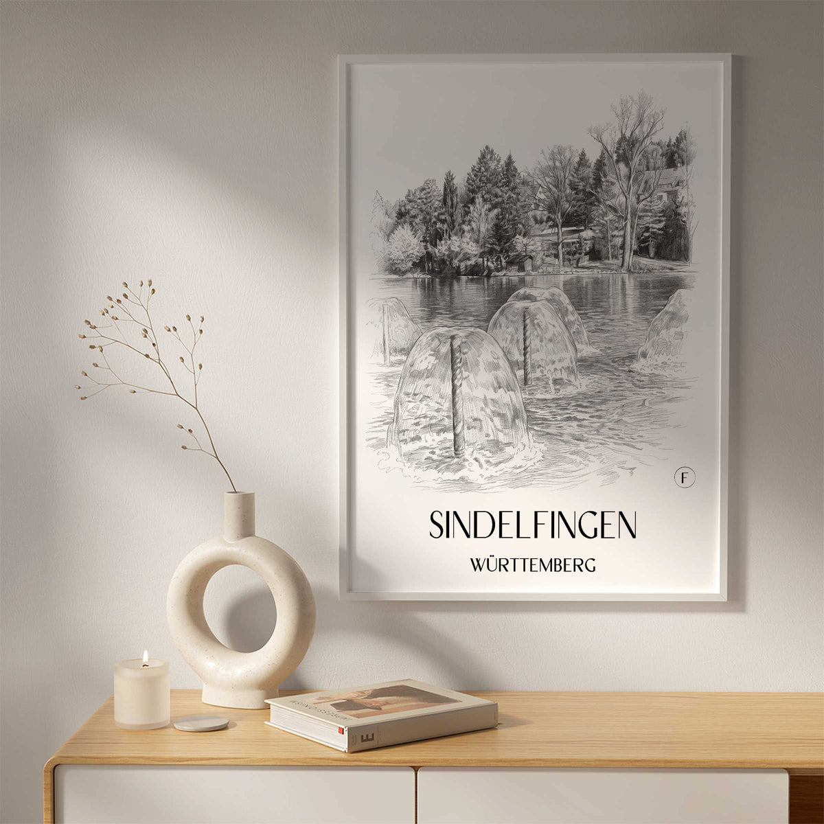 sindelfingen-württemberg-deutschland-poster-bleistift-zeichnung-drawing