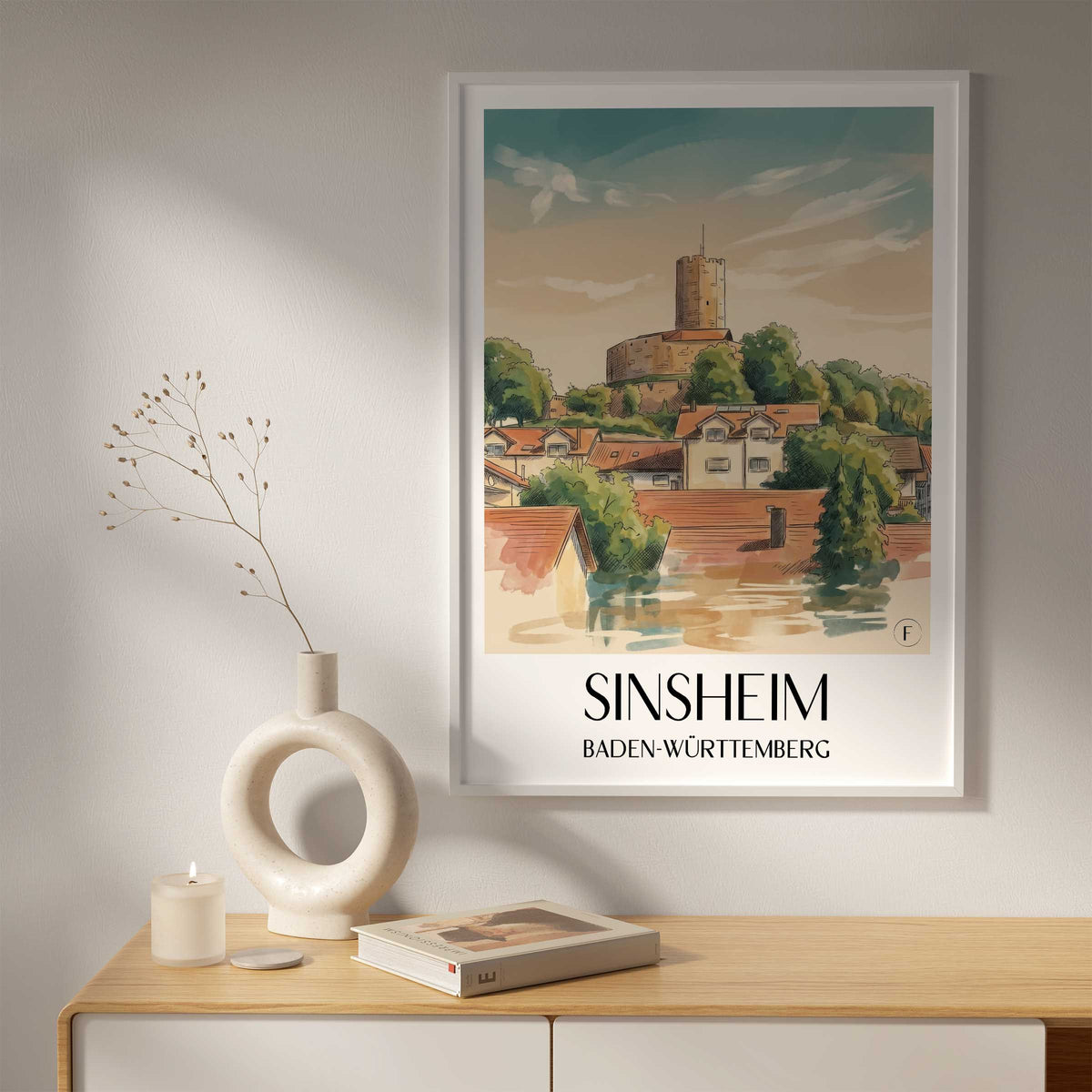 sinsheim-baden-württemberg-deutschland-poster-aquarell