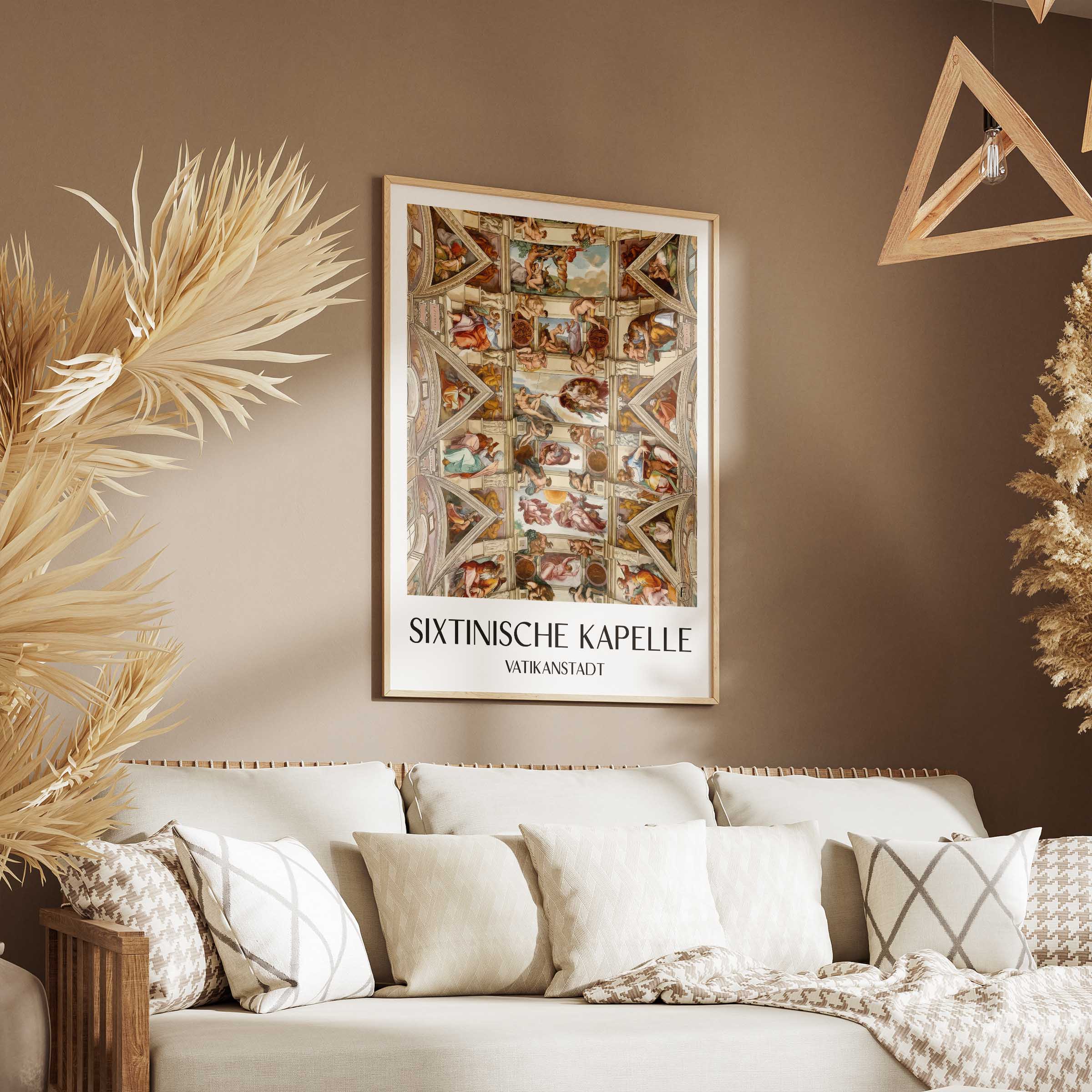 sixtinische-kapelle-vatikanstadt-italien-poster-aquarell