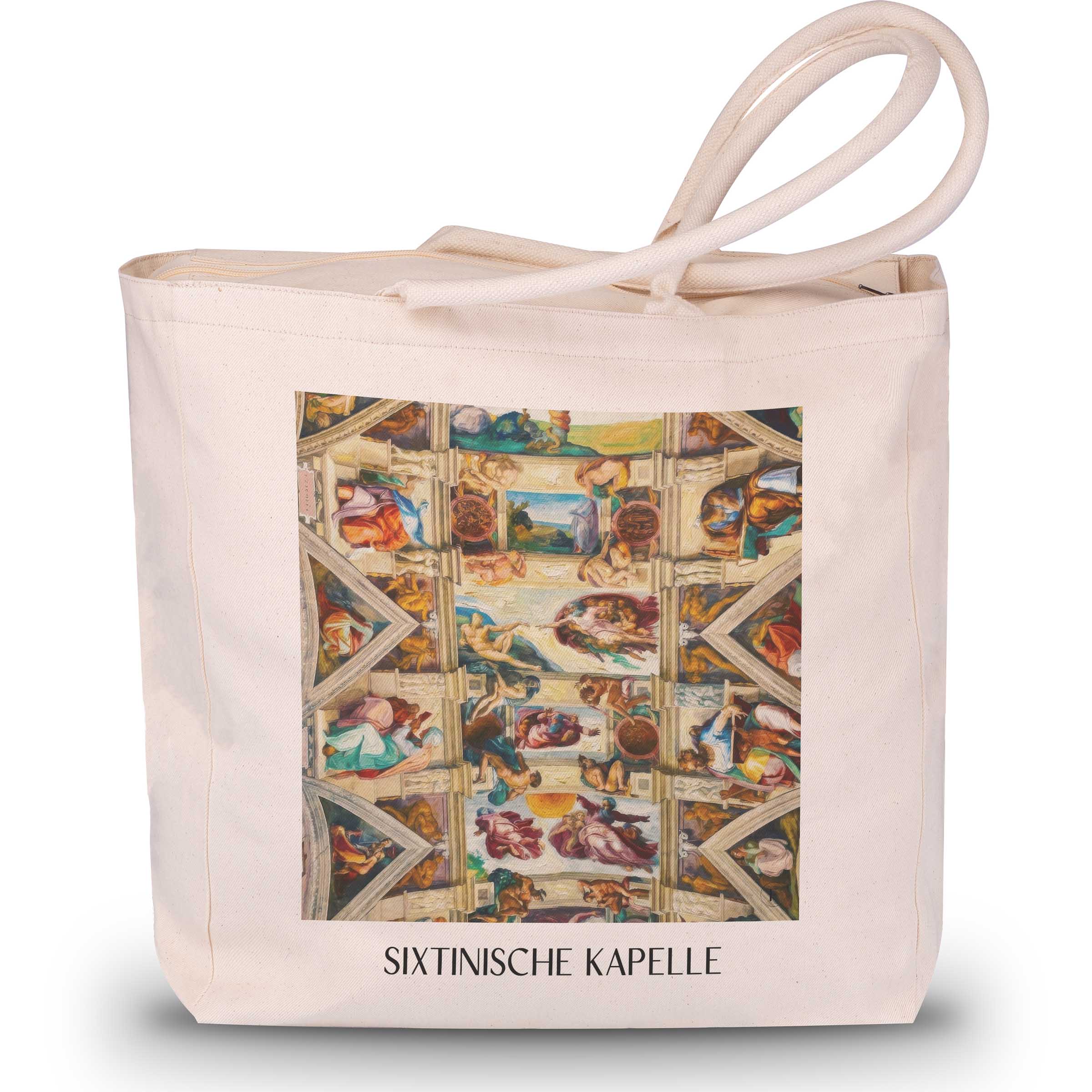 sixtinische-kapelle-vatikanstadt-italien-einkaufstasche-oil-painting-oelgemaelde
