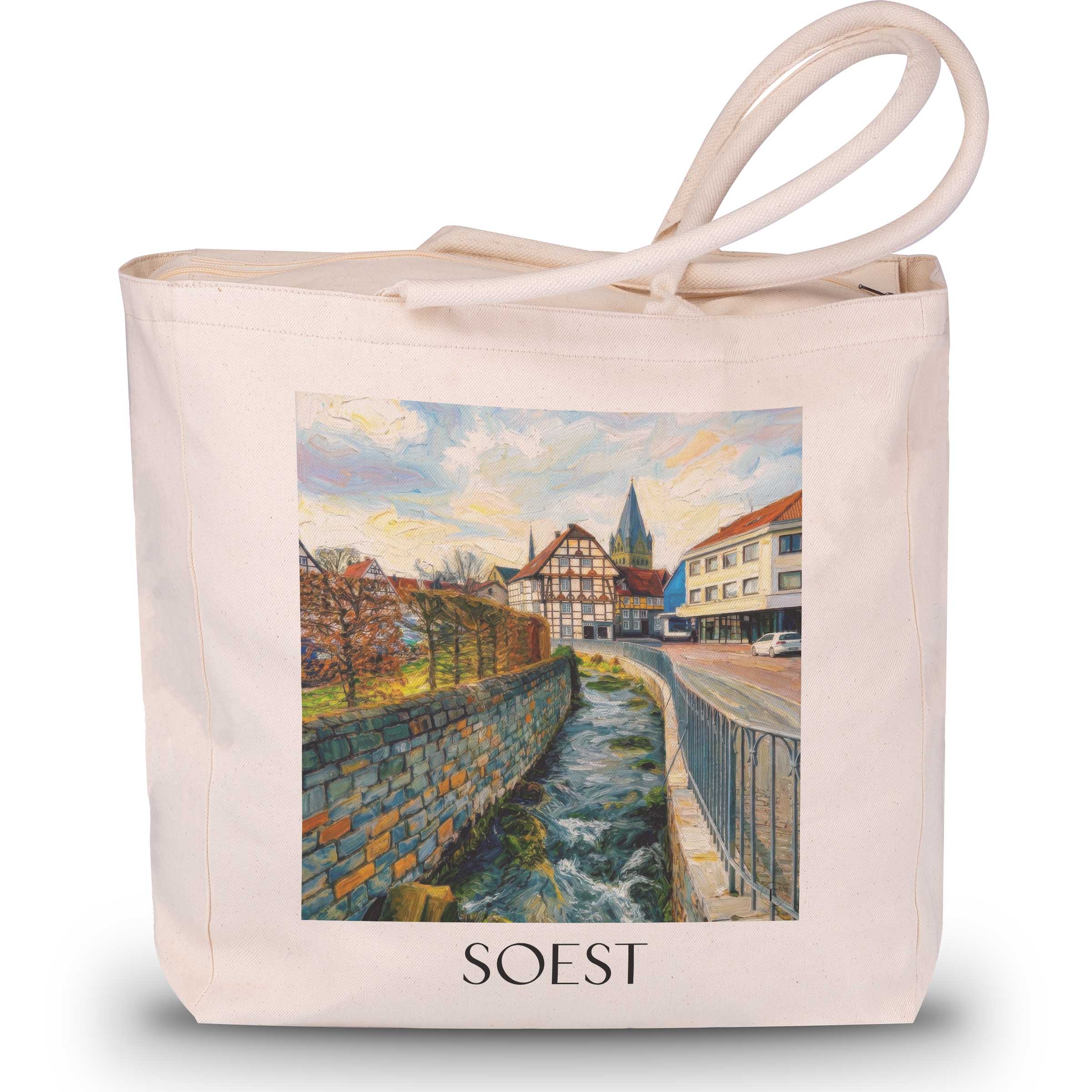 soest-westfalen-deutschland-einkaufstasche-oil-painting-oelgemaelde