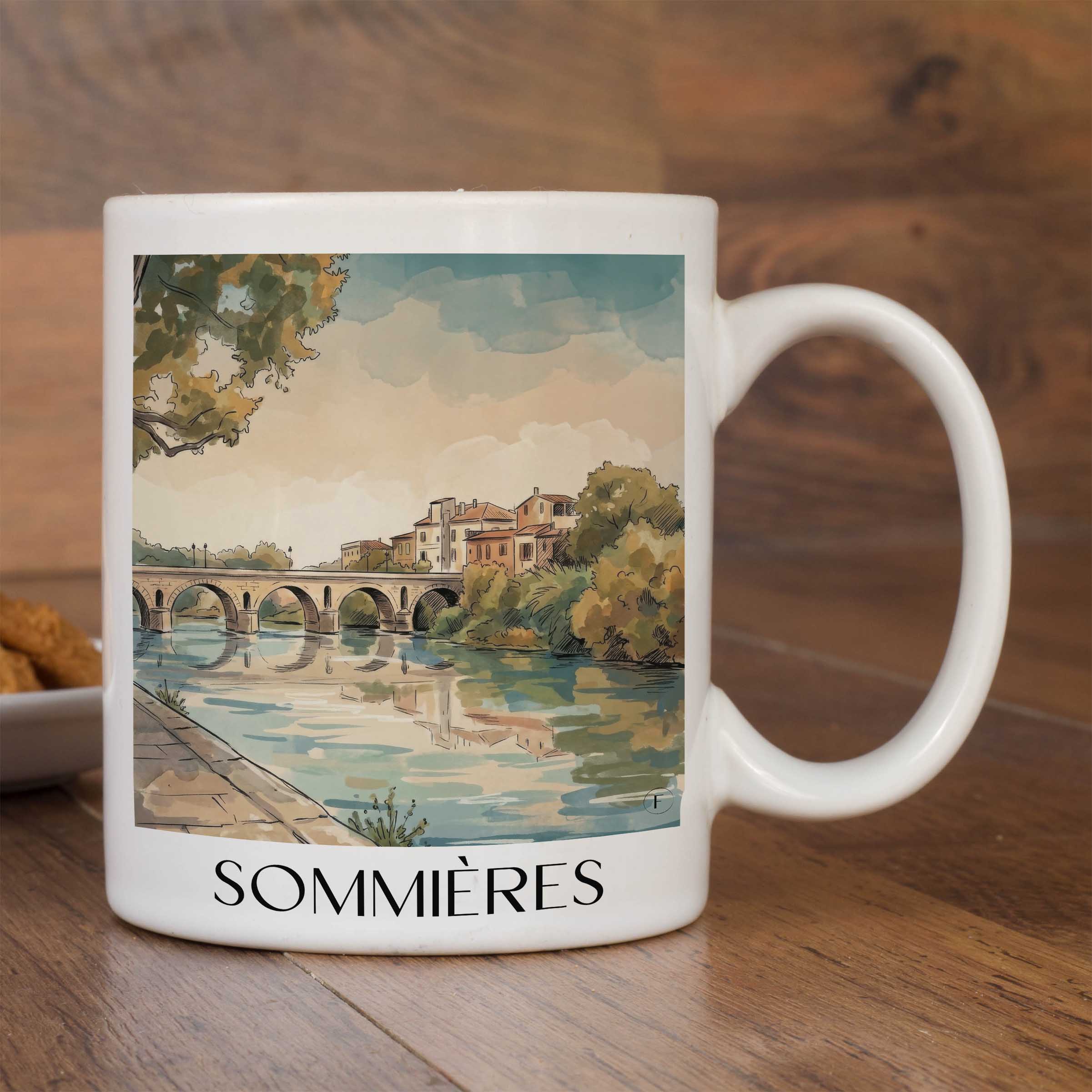 sommières--okzitanien-frankreich-kaffeebecher-aquarell
