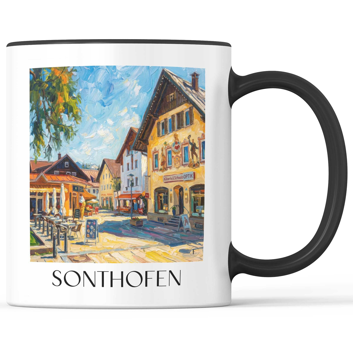 sonthofen-oberallgäu-deutschland-kaffeebecher-oil-painting-oelgemaelde