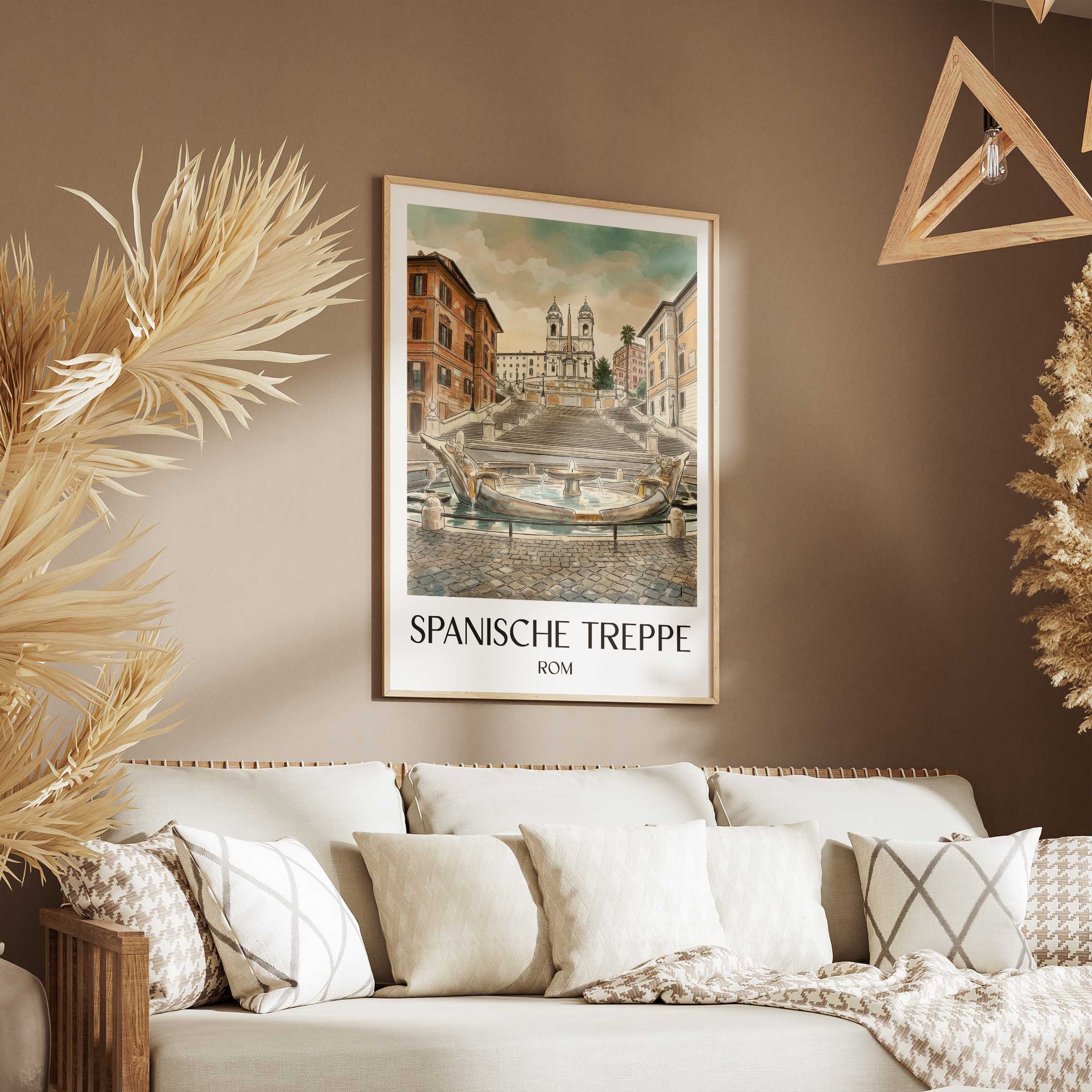 spanische-treppe-rom-italien-poster-aquarell