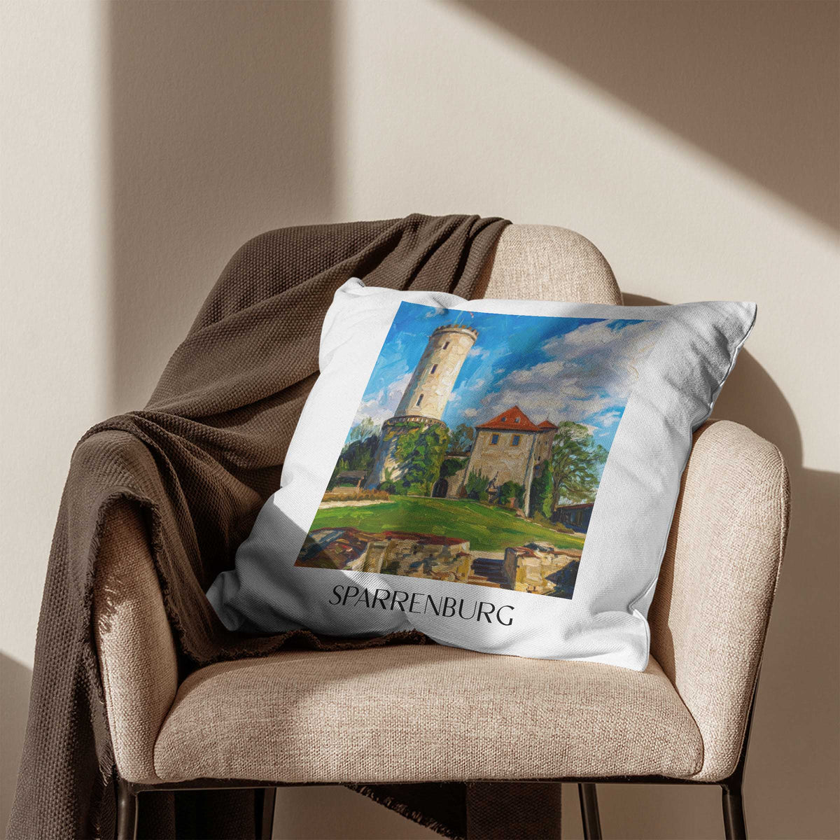 sparrenburg-bielefeld-deutschland-kissenbezug-oil-painting-oelgemaelde
