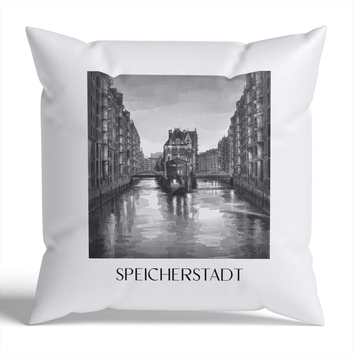 speicherstadt-hamburg-deutschland-kissenbezug-aquarell-schwarz-weiss