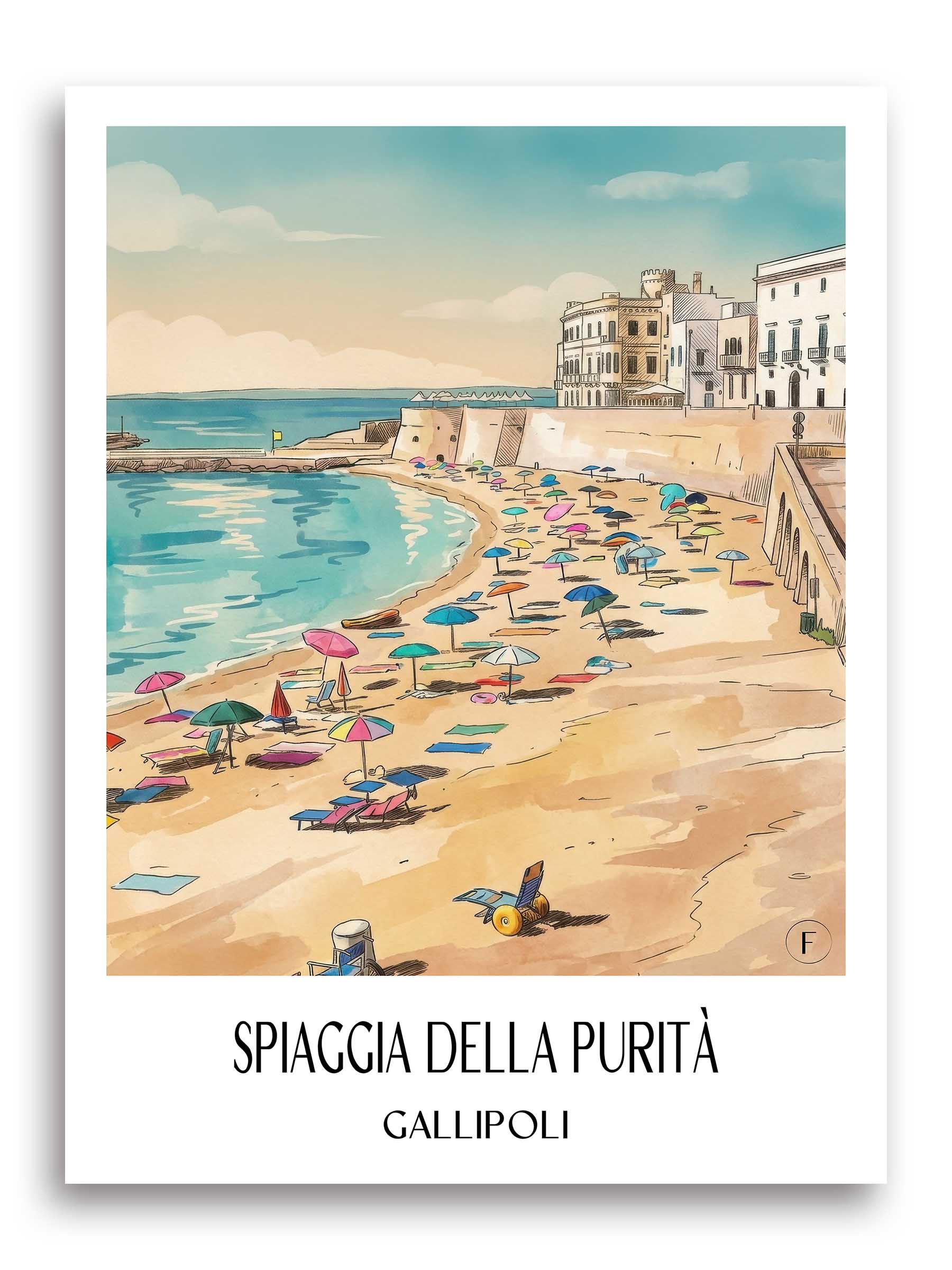 spiaggia-della-purità-gallipoli-italien-poster-aquarell