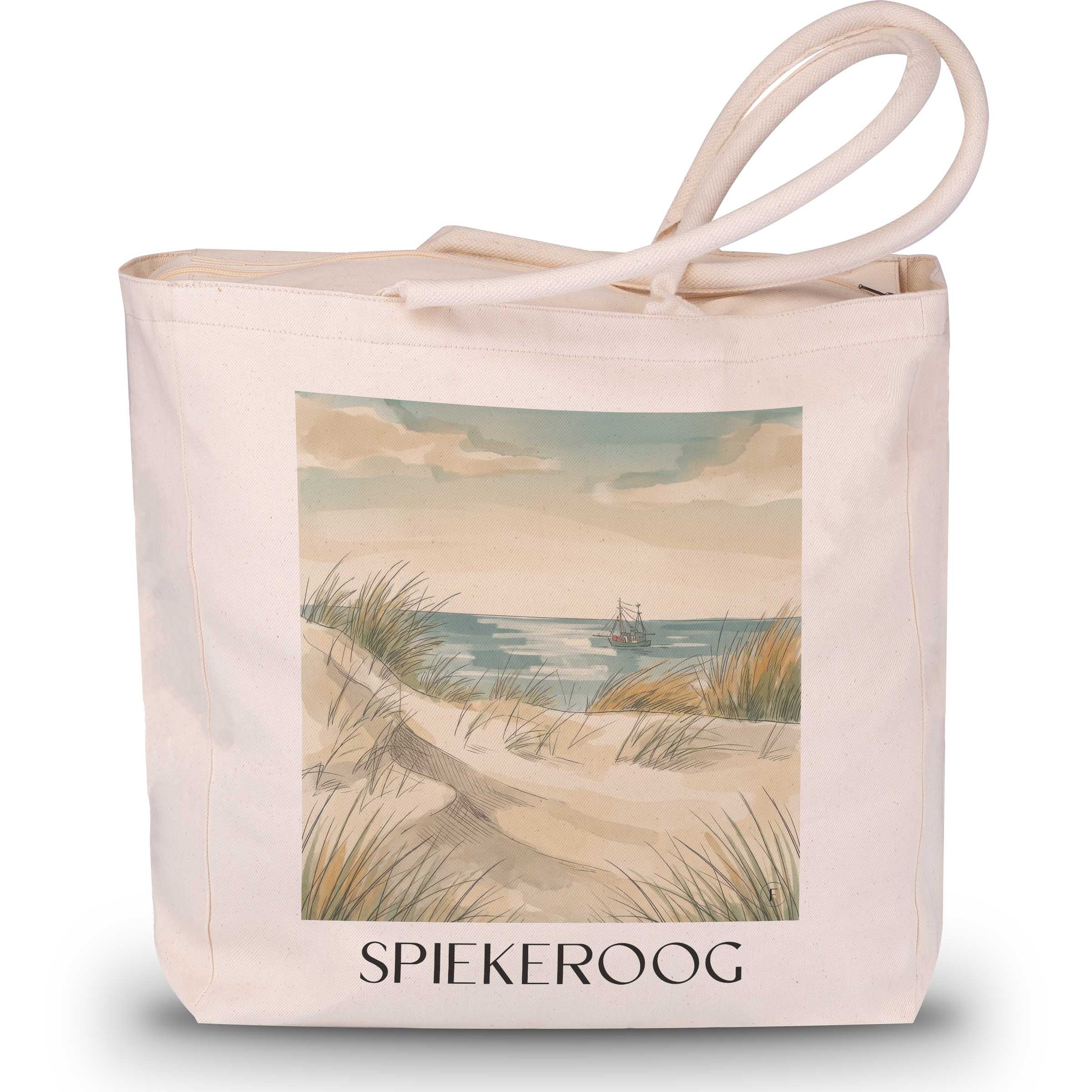 spiekeroog-ostfriesland-deutschland-einkaufstasche-aquarell
