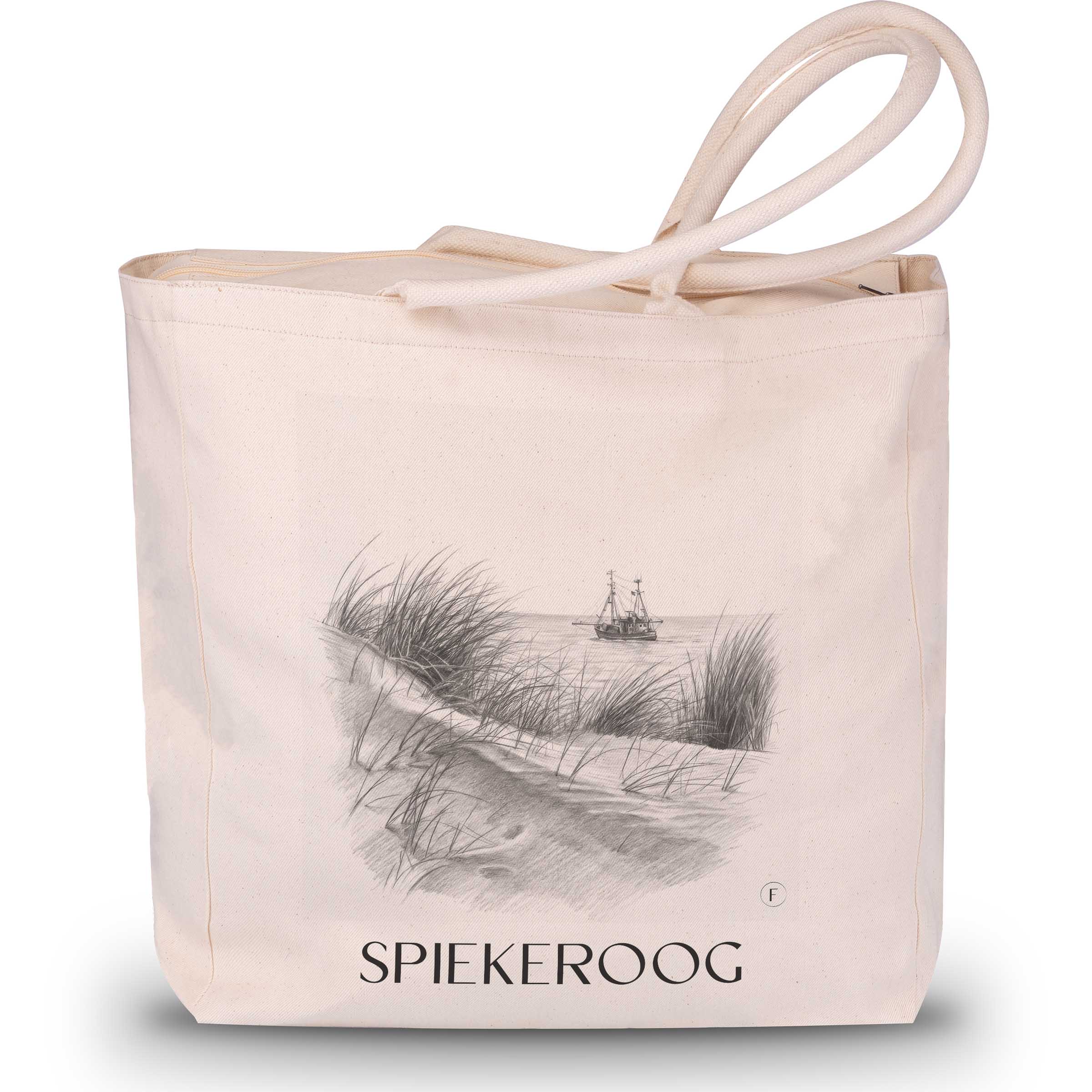 spiekeroog-ostfriesland-deutschland-einkaufstasche-bleistift-zeichnung-drawing