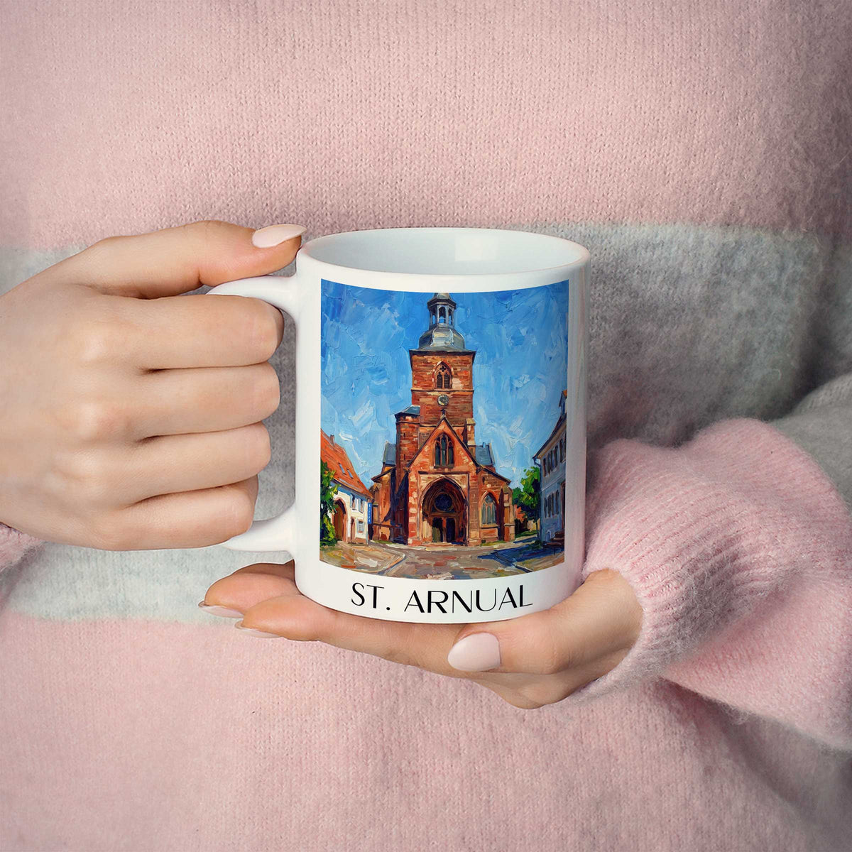 st.-arnual-saarbrücken-deutschland-kaffeebecher-oil-painting-oelgemaelde