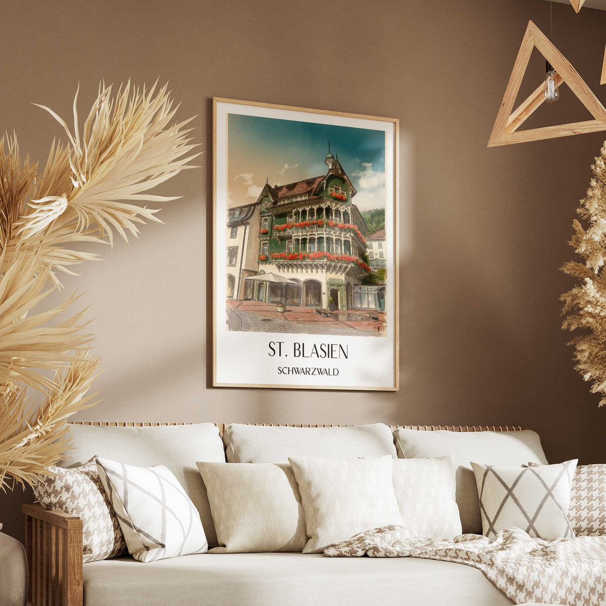 st.-blasien-schwarzwald-deutschland-poster-aquarell
