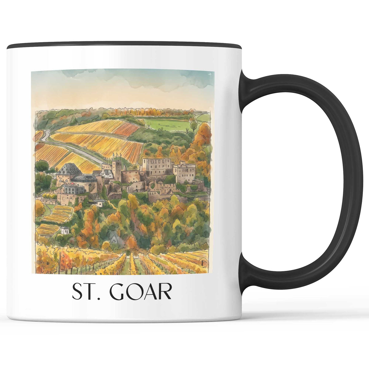 st.-goar-oberes-mittelrheintal-deutschland-kaffeebecher-aquarell