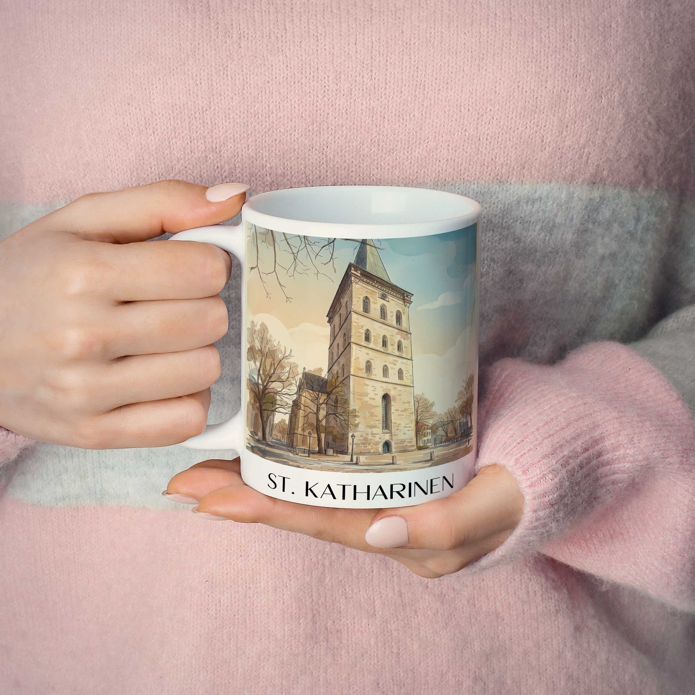 st.-katharinen-osnabrück-deutschland-kaffeebecher-aquarell