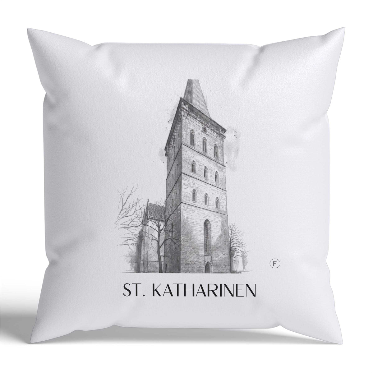st.-katharinen-osnabrück-deutschland-kissenbezug-bleistift-zeichnung-drawing
