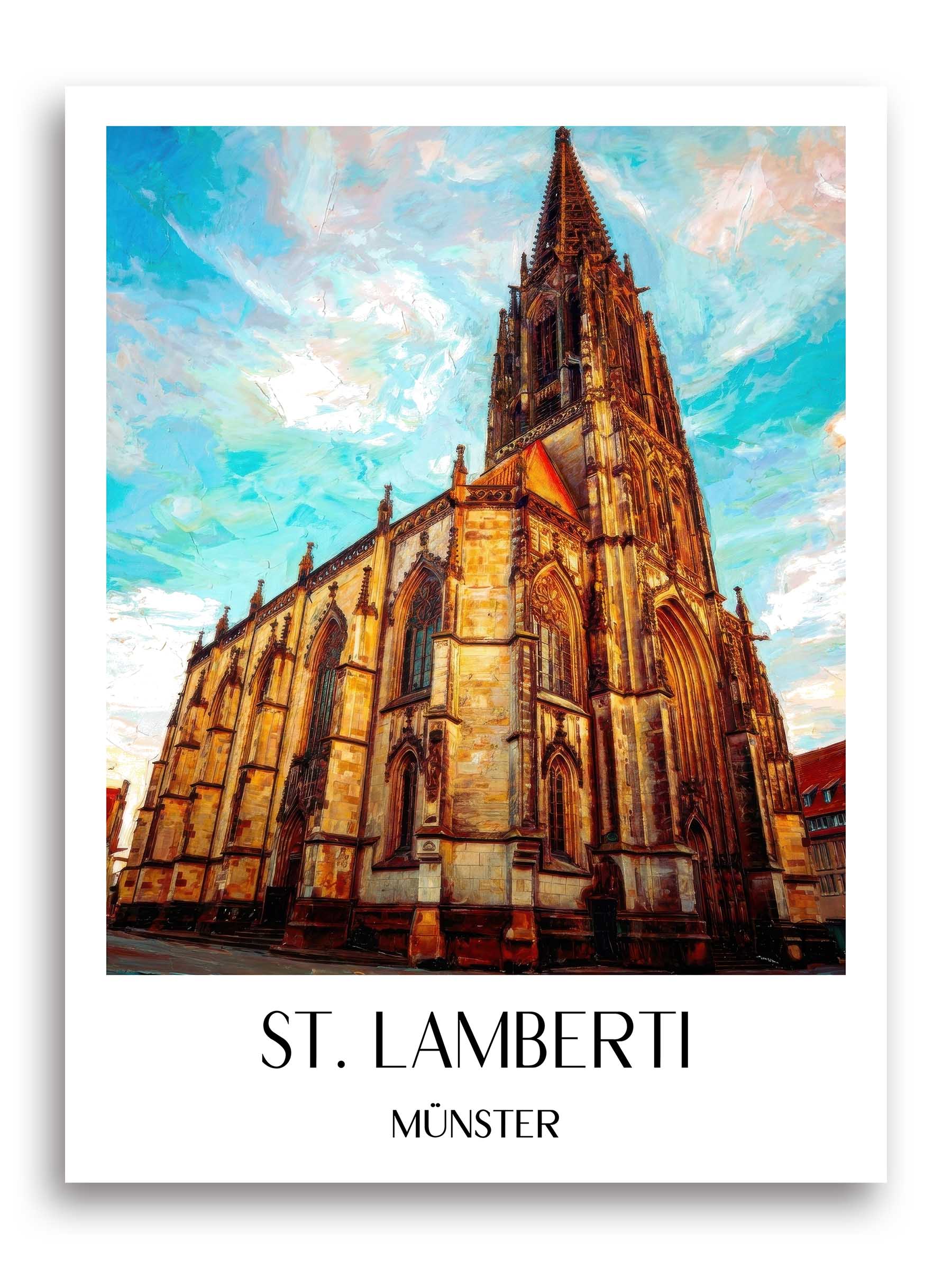 st.-lamberti-münster-deutschland-poster-oil-painting-oelgemaelde