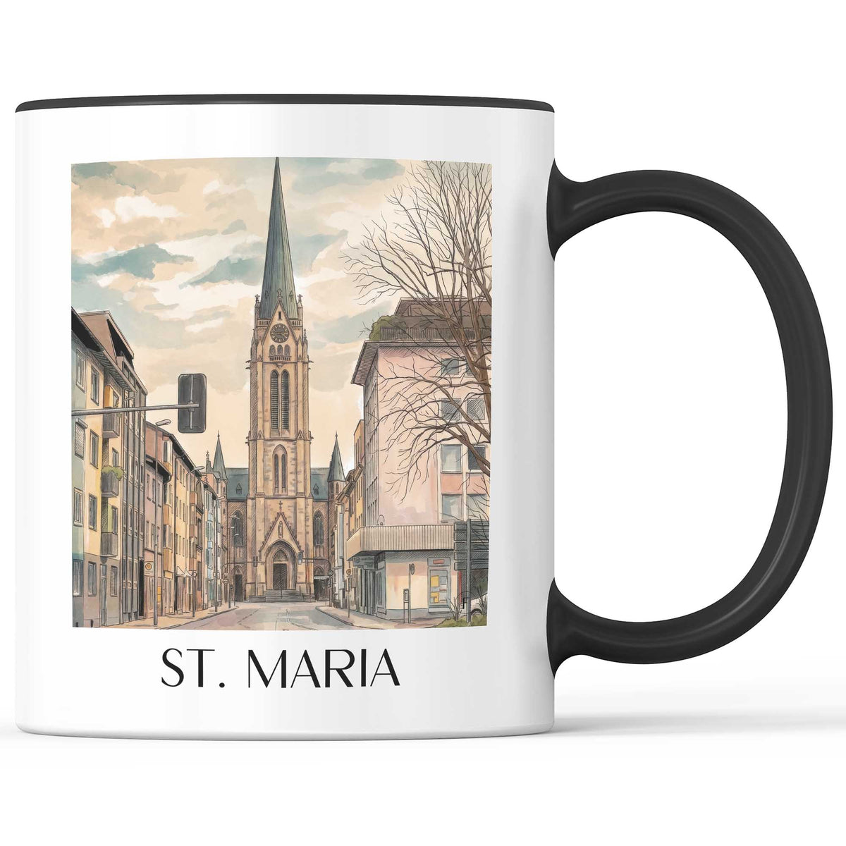 st.-maria-kaiserslautern-deutschland-kaffeebecher-aquarell