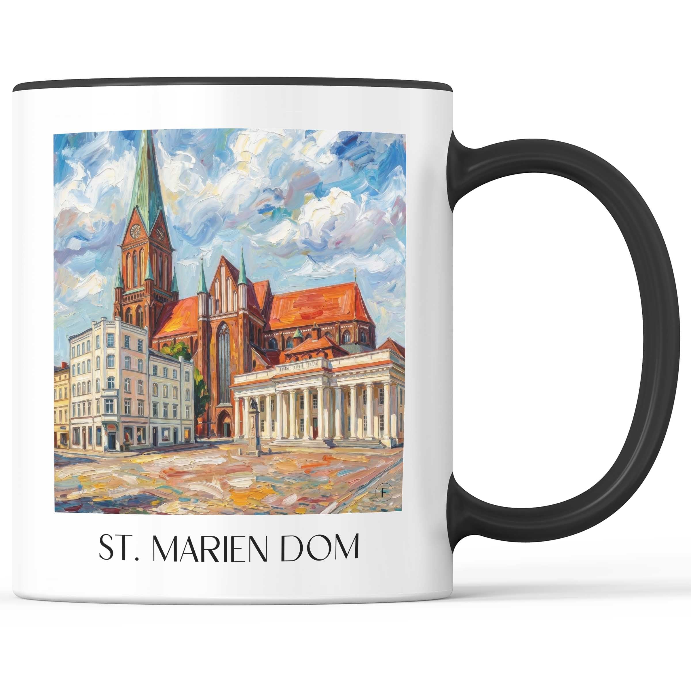 st.-marien-dom-schwerin-deutschland-kaffeebecher-oil-painting-oelgemaelde