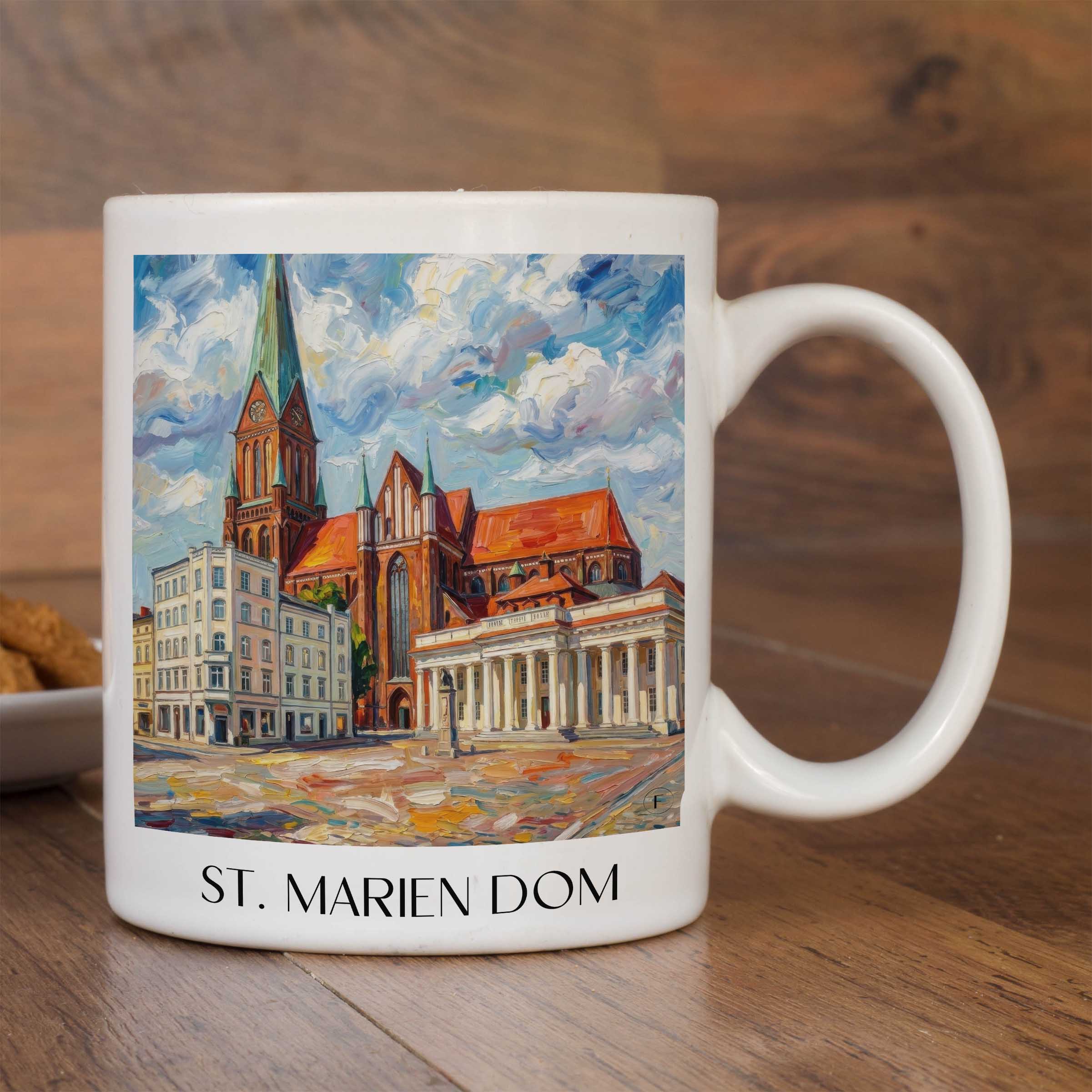 st.-marien-dom-schwerin-deutschland-kaffeebecher-oil-painting-oelgemaelde