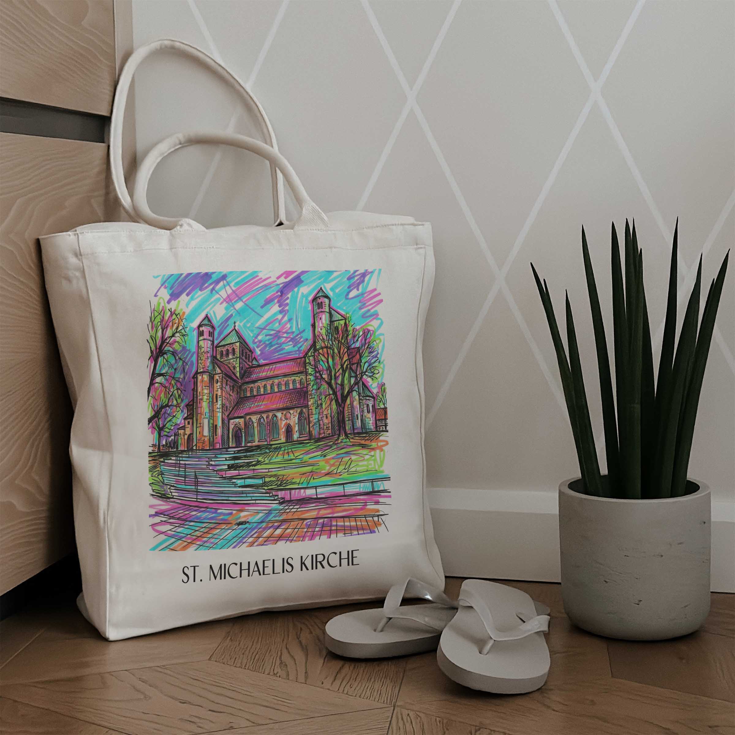 st.-michaelis-kirche-hildesheim-deutschland-einkaufstasche-graffiti