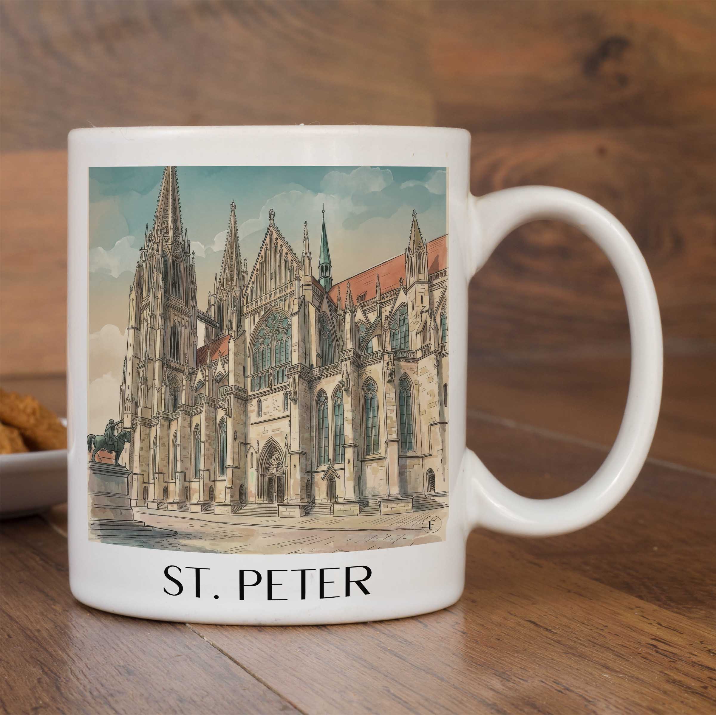 st.-peter-regensburg-deutschland-kaffeebecher-aquarell