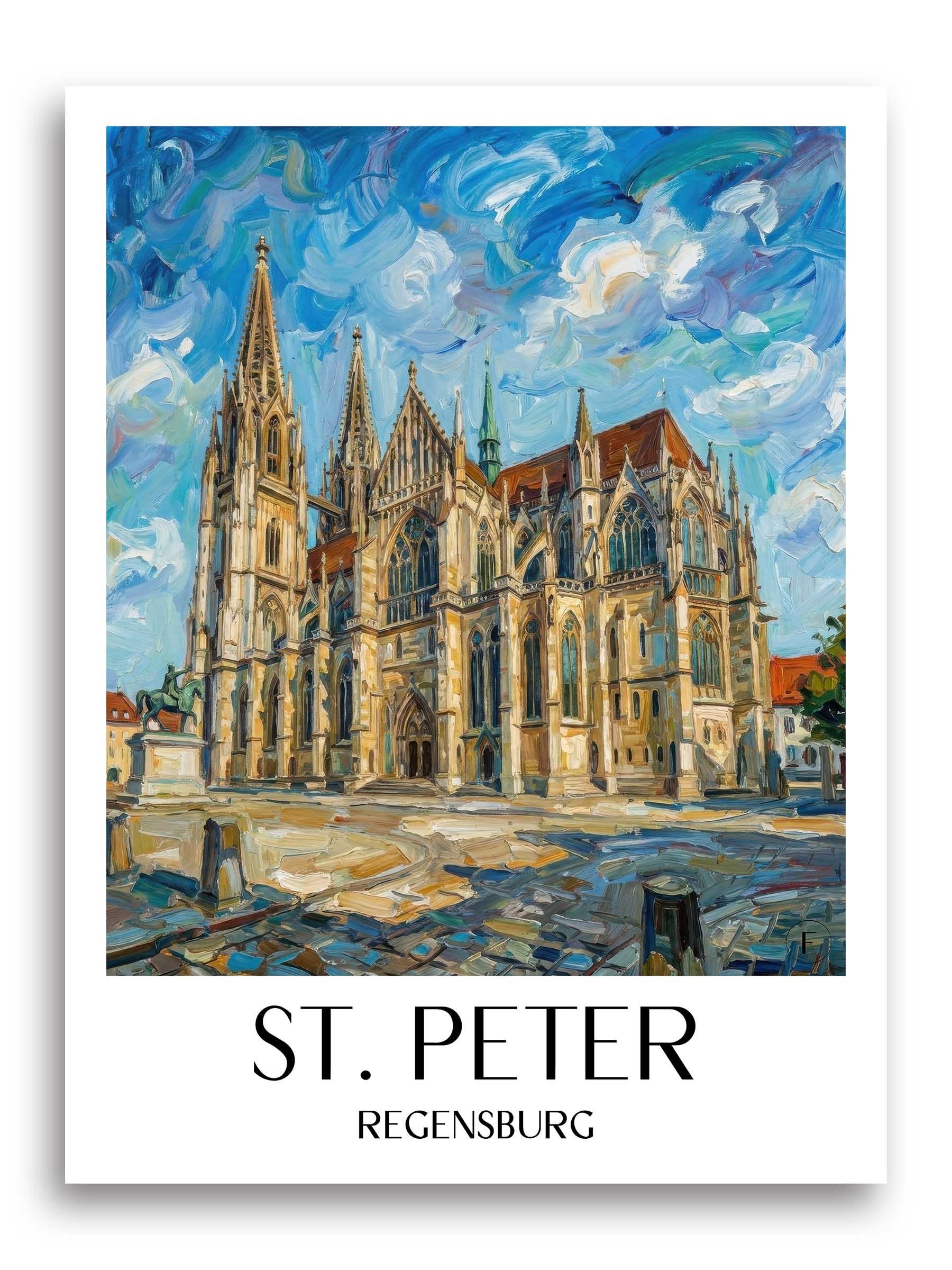 st.-peter-regensburg-deutschland-poster-oil-painting-oelgemaelde