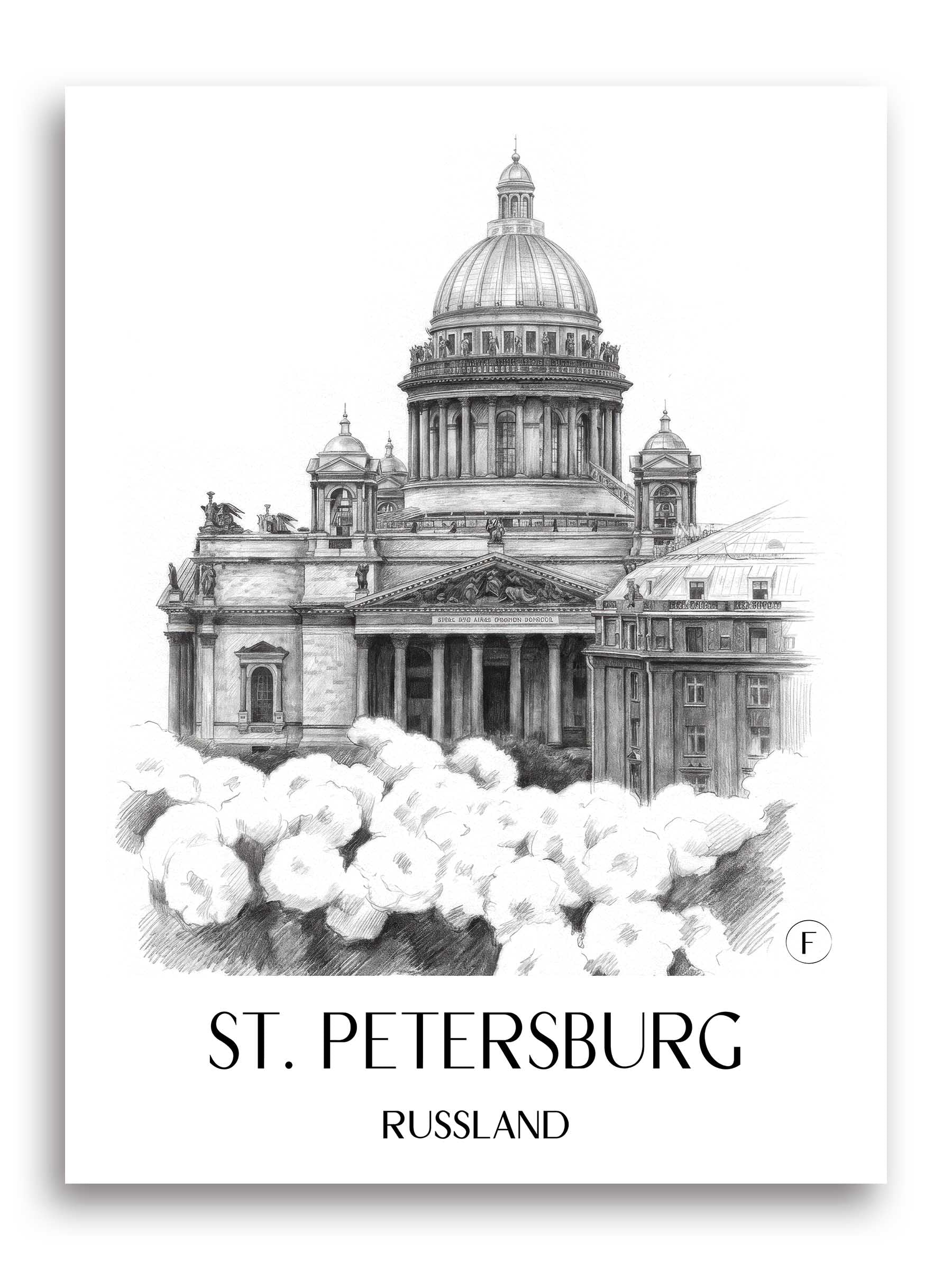 st.-petersburg-russland-poster-bleistift-zeichnung-drawing