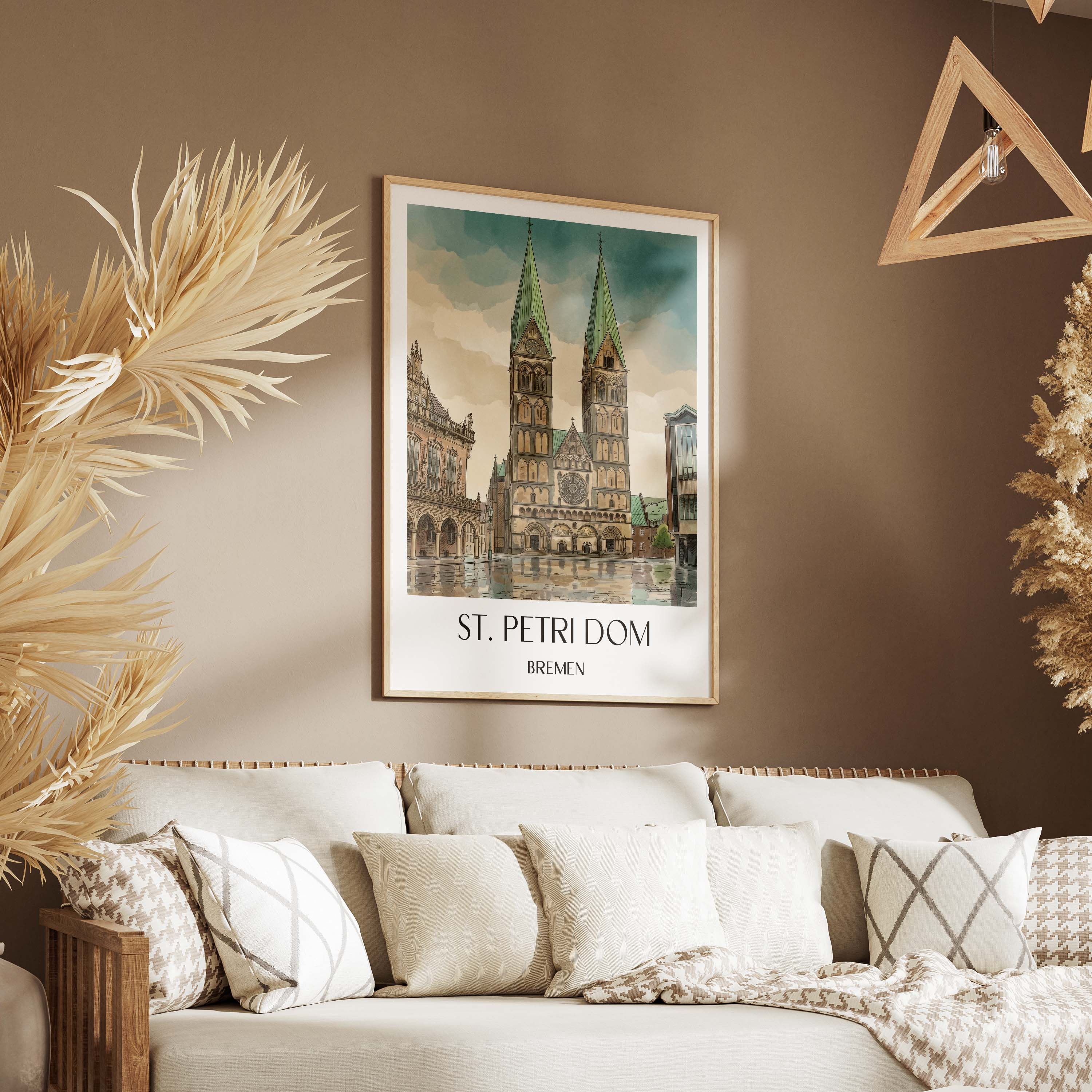 st.-petri-dom-bremen-deutschland-poster-aquarell