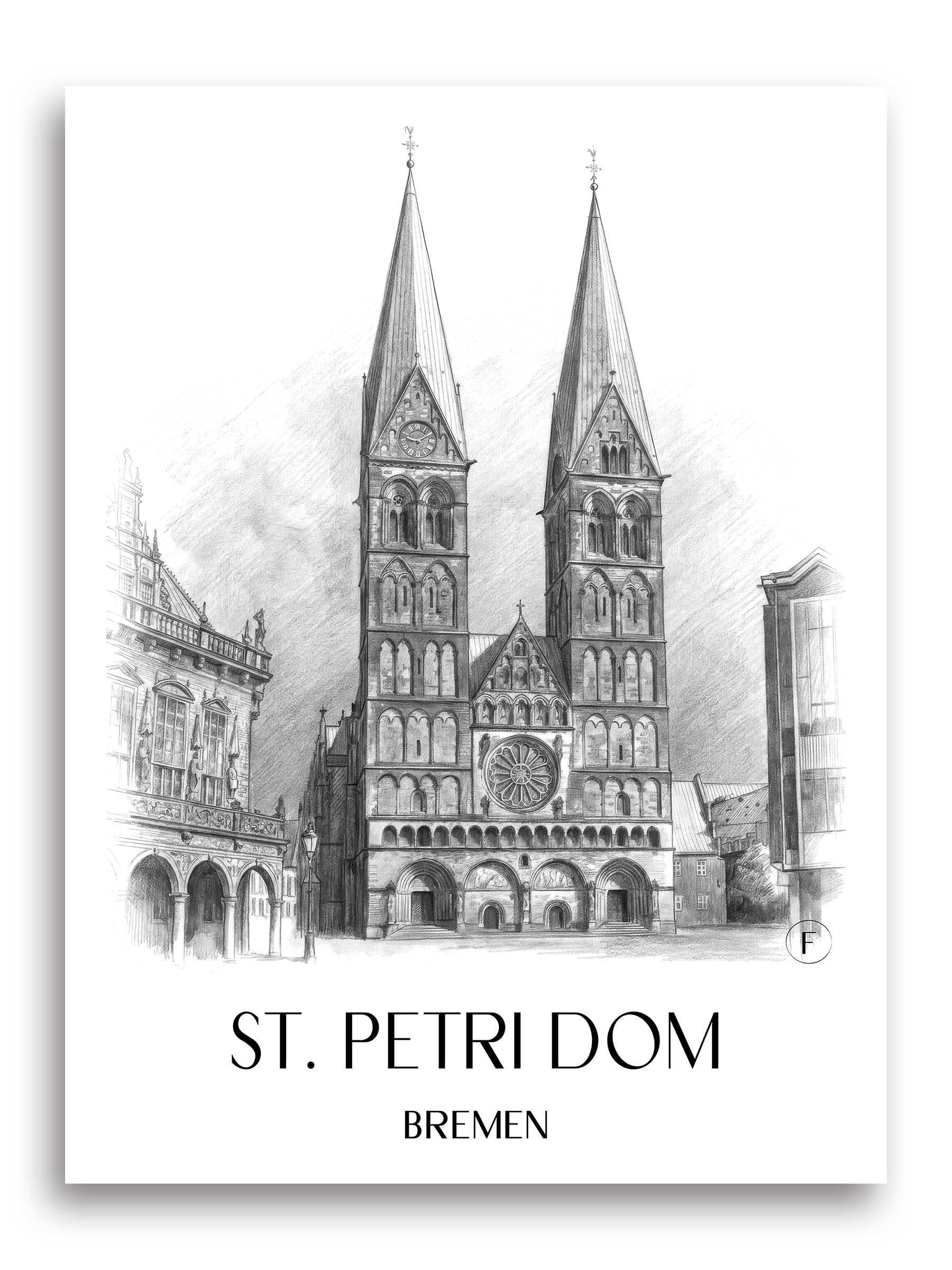 st.-petri-dom-bremen-deutschland-poster-bleistift-zeichnung-drawing