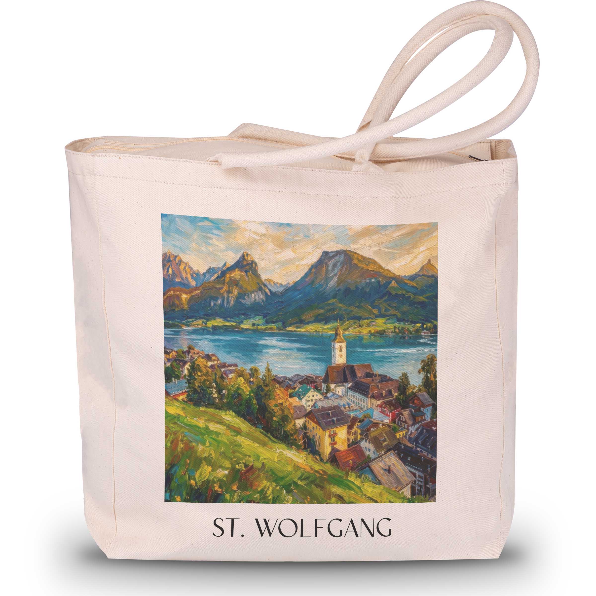 st.-wolfgang-österreich-österreich-einkaufstasche-oil-painting-oelgemaelde