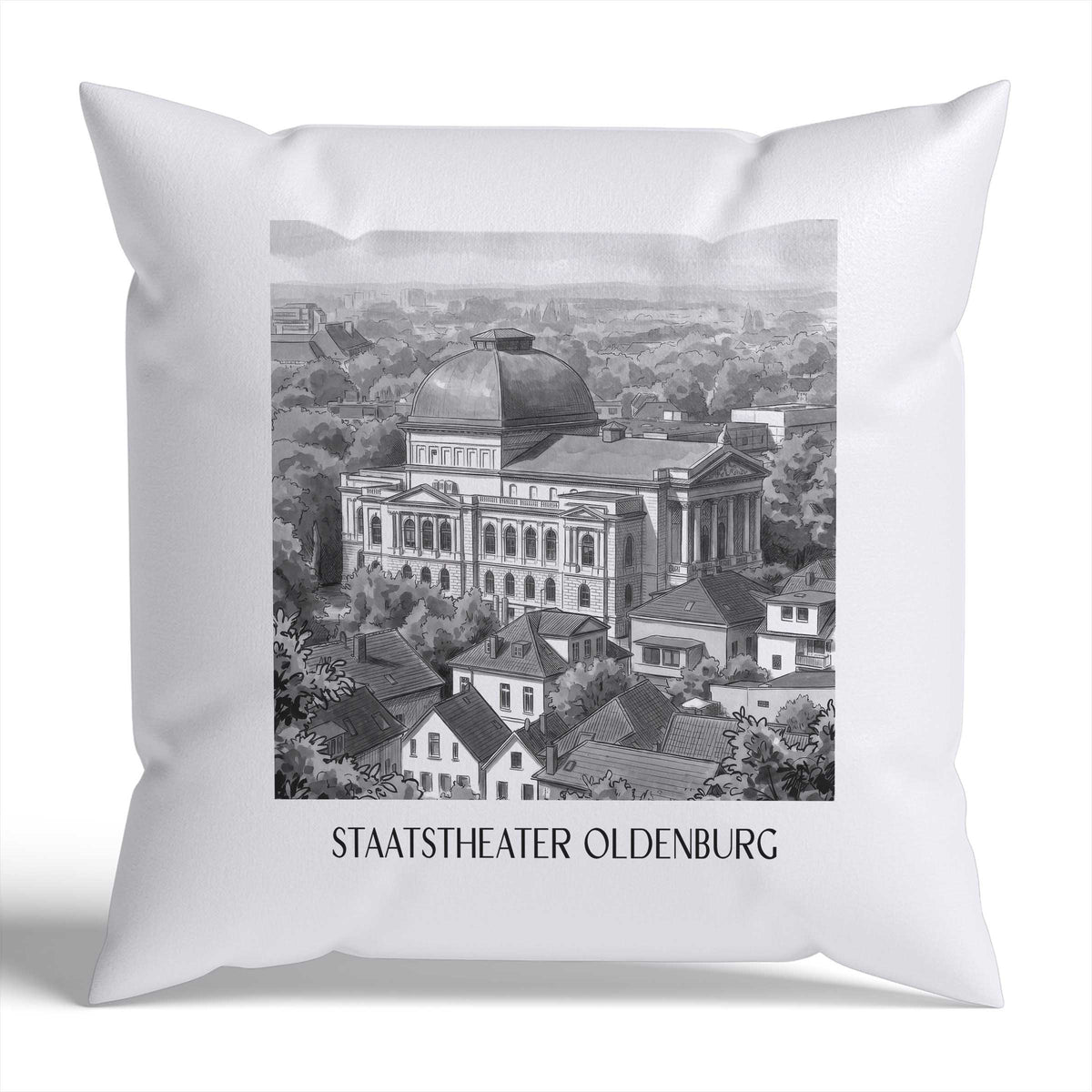 staatstheater-oldenburg-deutschland-kissenbezug-aquarell-schwarz-weiss