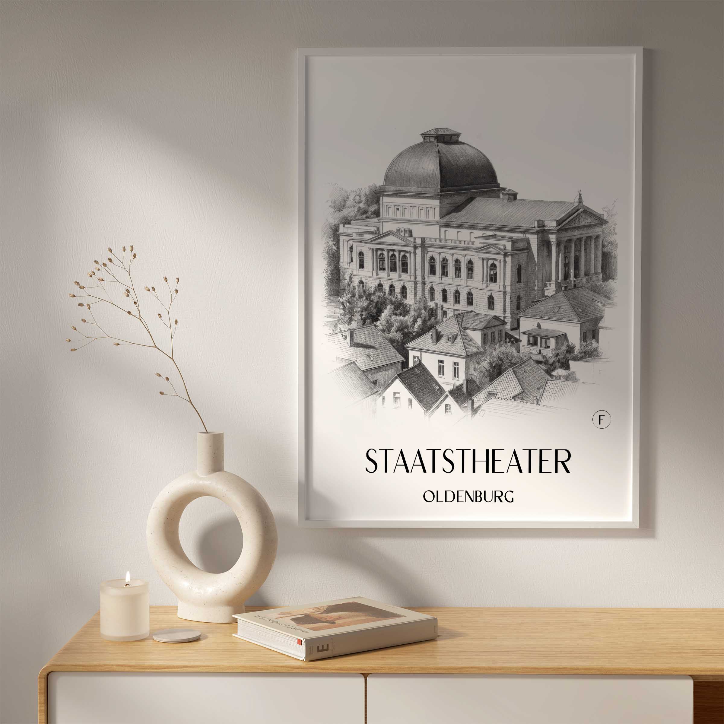 staatstheater-oldenburg-deutschland-poster-bleistift-zeichnung-drawing