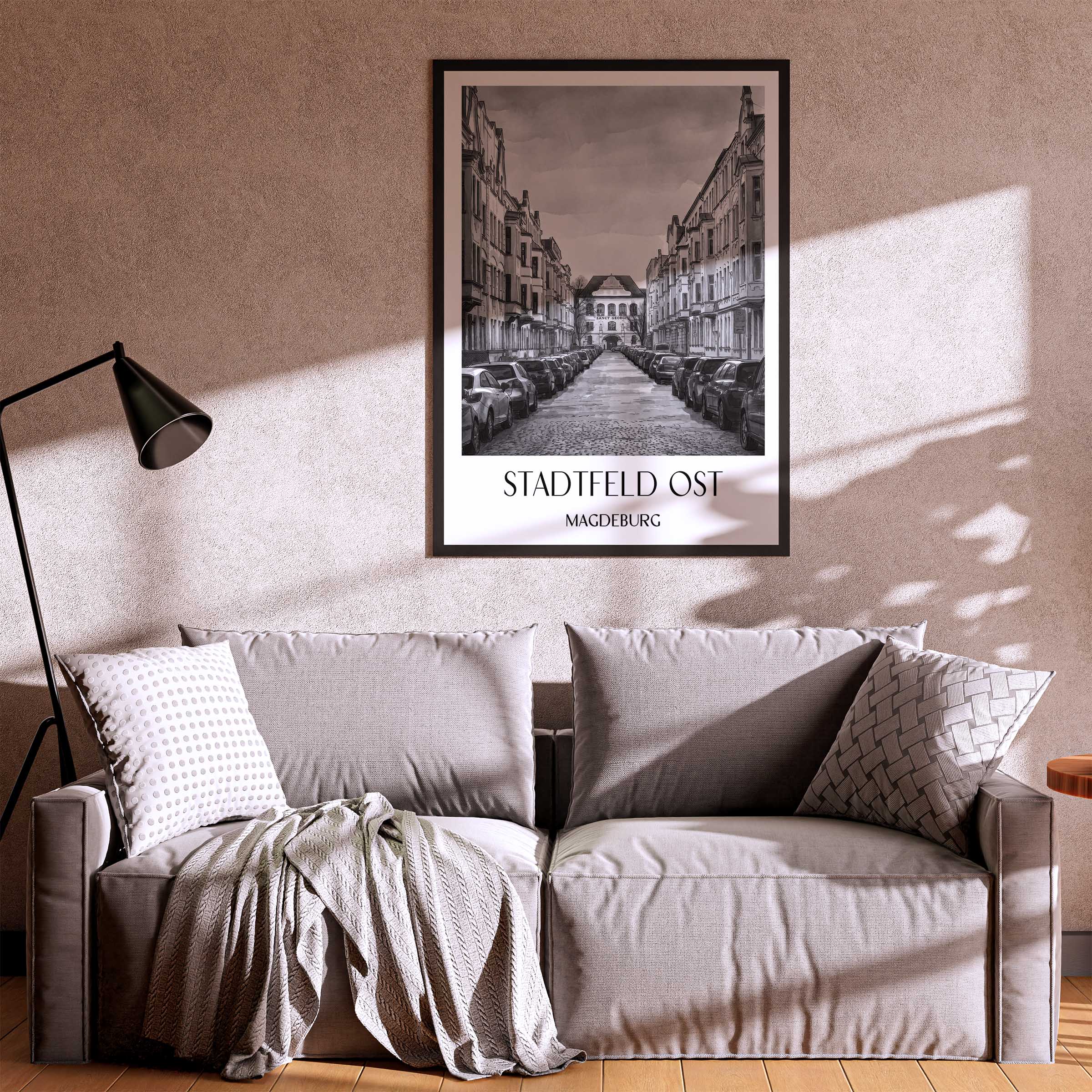 stadtfeld-ost-magdeburg-deutschland-poster-aquarell-schwarz-weiss