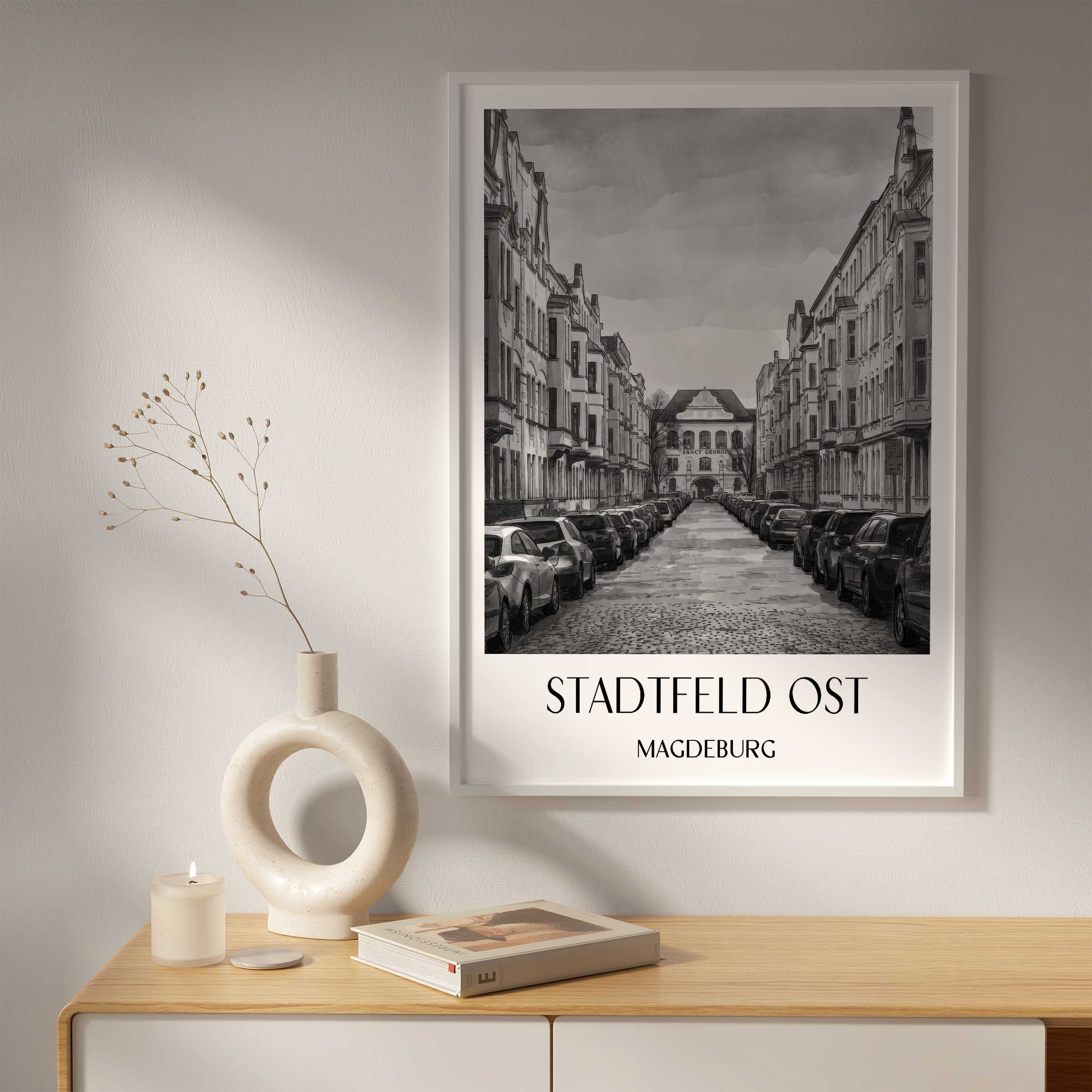 stadtfeld-ost-magdeburg-deutschland-poster-aquarell-schwarz-weiss