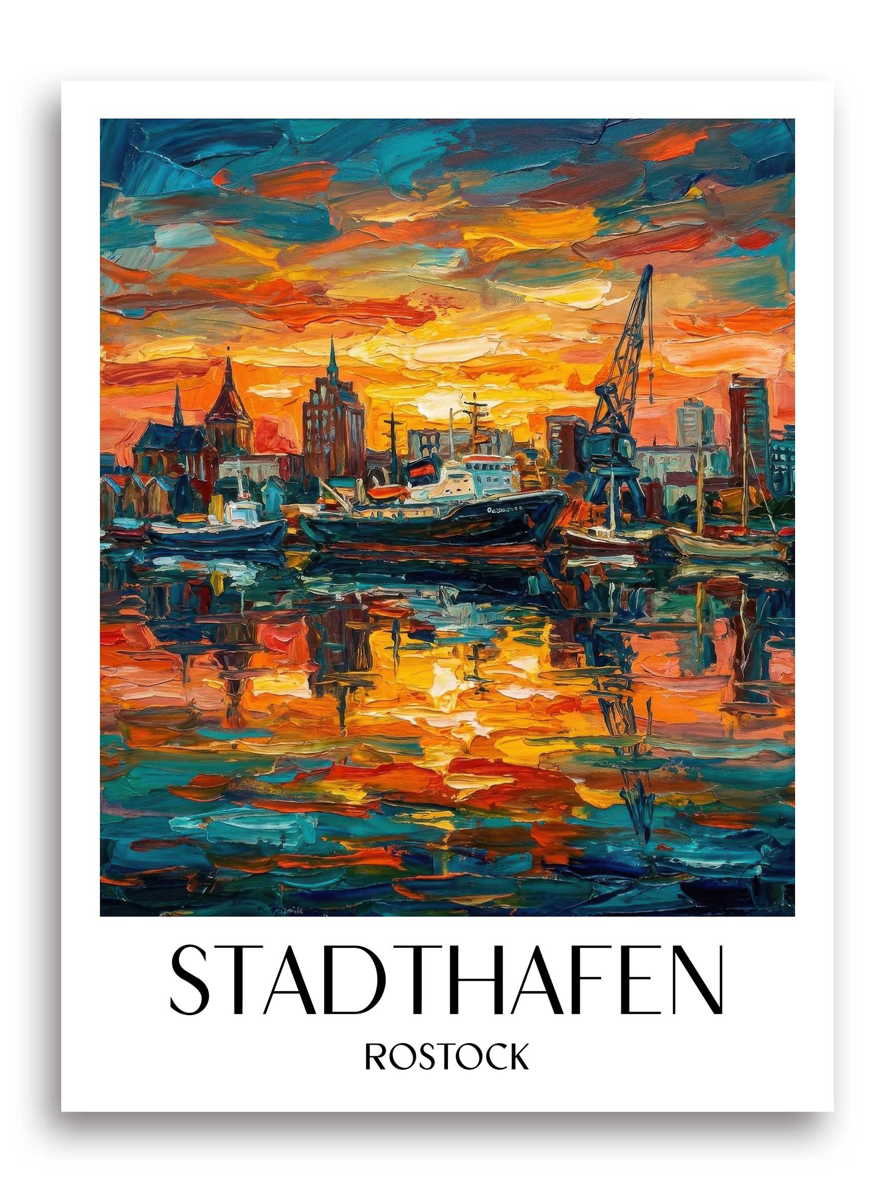 stadthafen-rostock-deutschland-poster-oil-painting-oelgemaelde