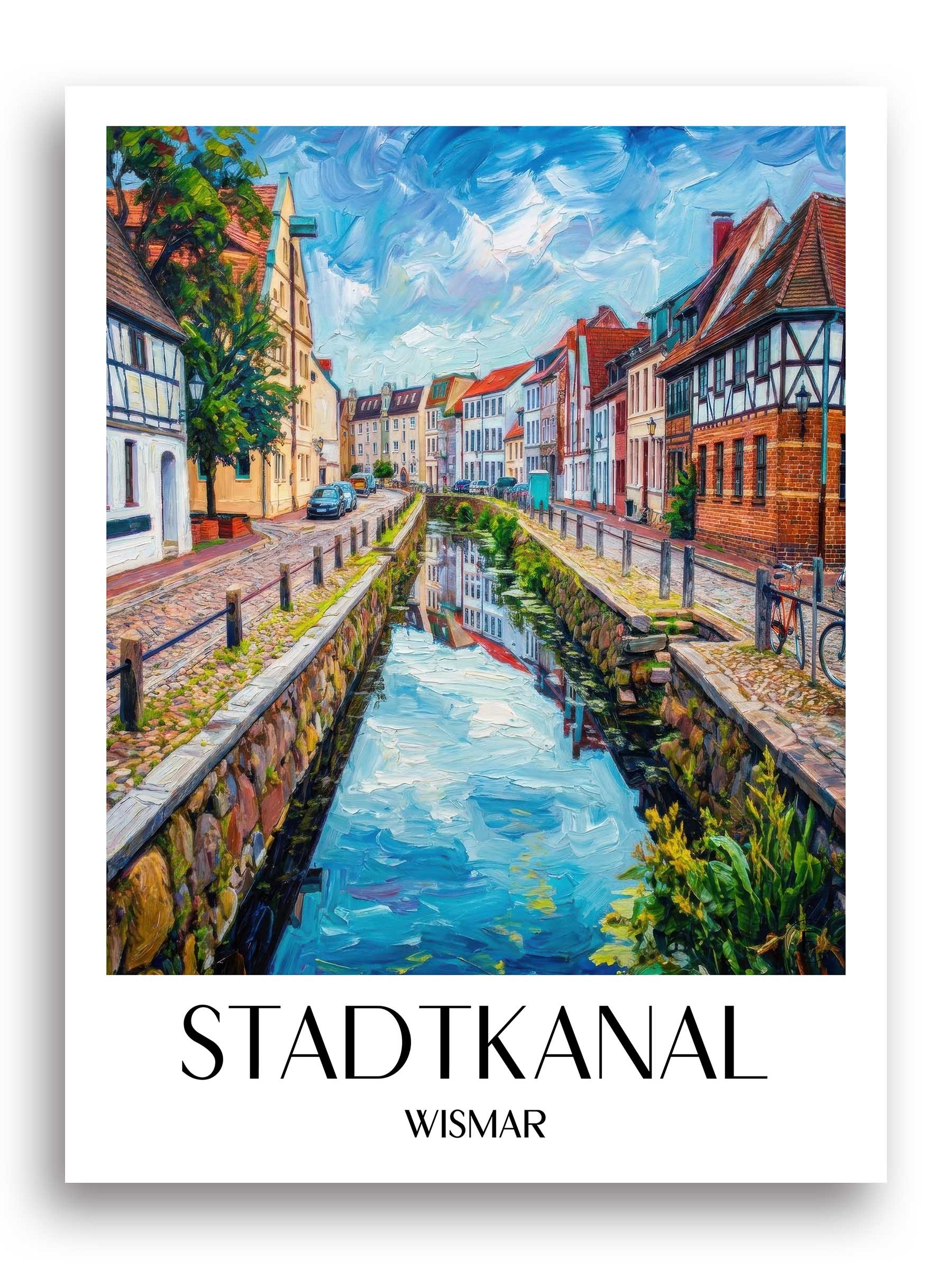 stadtkanal-wismar-deutschland-poster-oil-painting-oelgemaelde