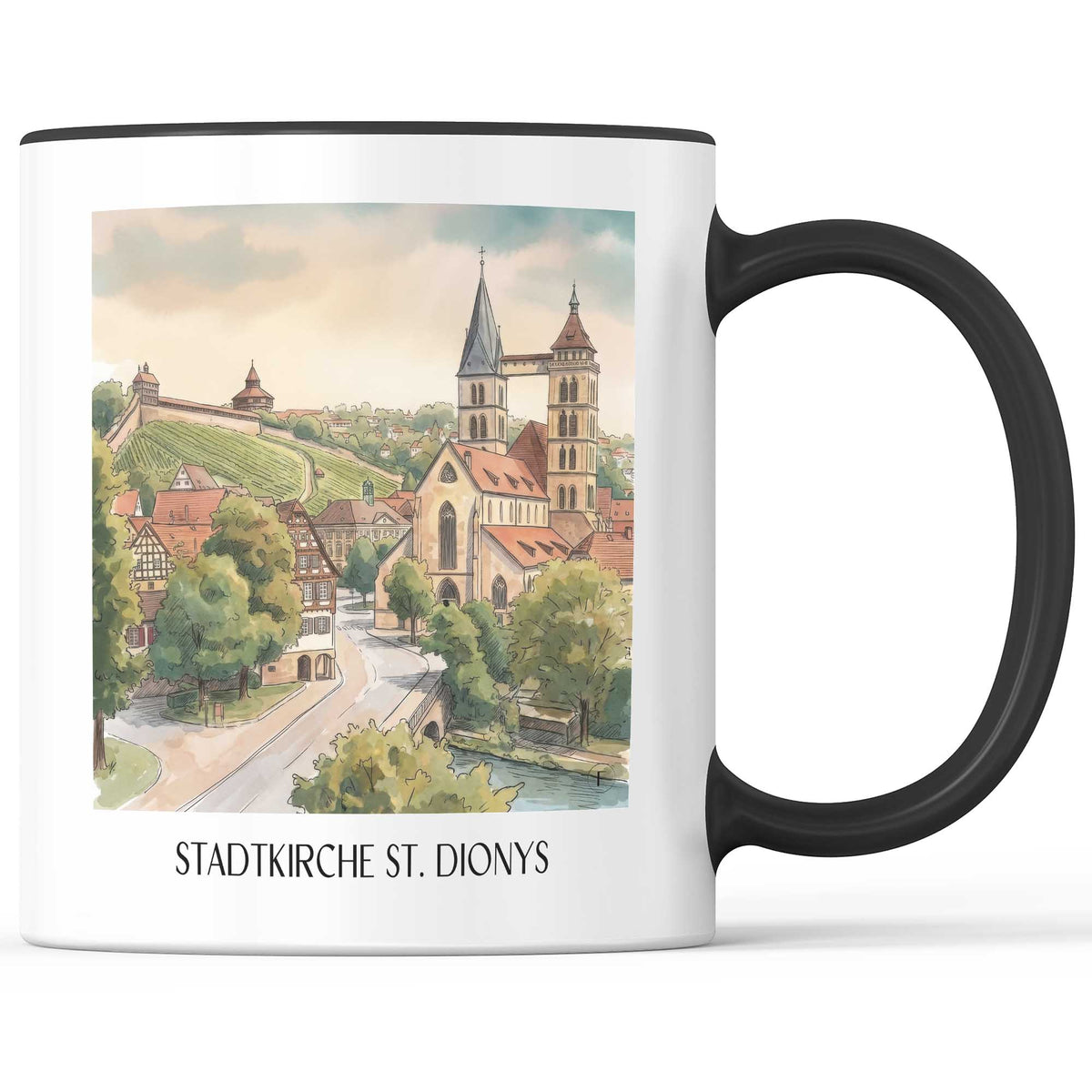 stadtkirche-st.-dionys-esslingen-am-neckar-deutschland-kaffeebecher-aquarell