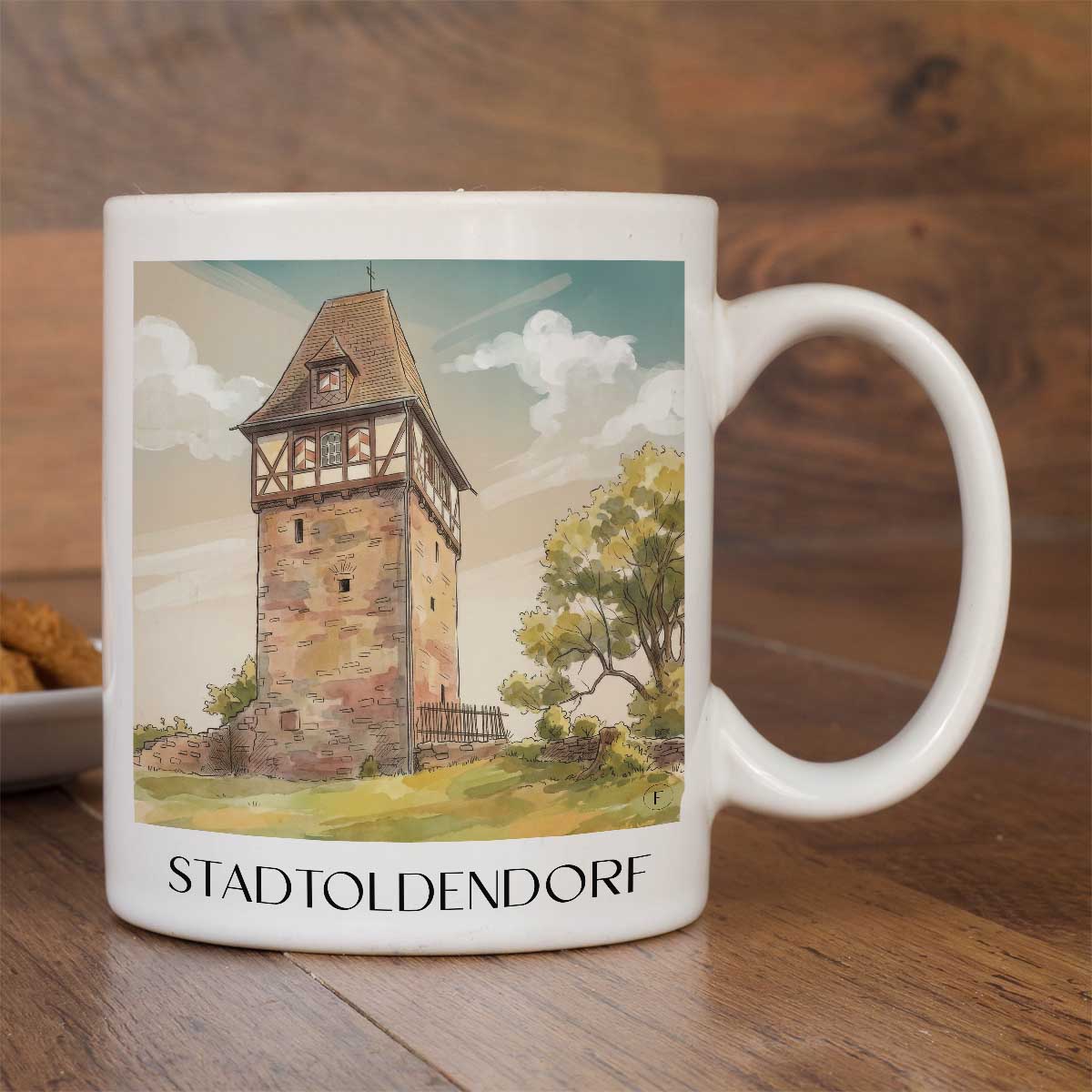 stadtoldendorf-niedersachsen-deutschland-kaffeebecher-aquarell