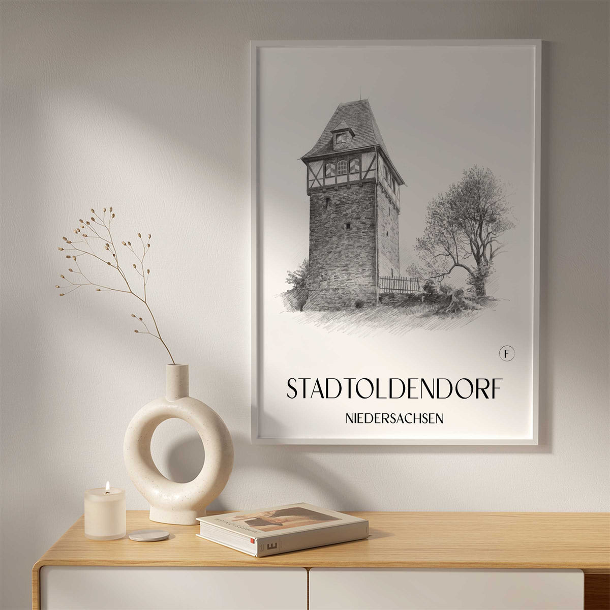 stadtoldendorf-niedersachsen-deutschland-poster-bleistift-zeichnung-drawing