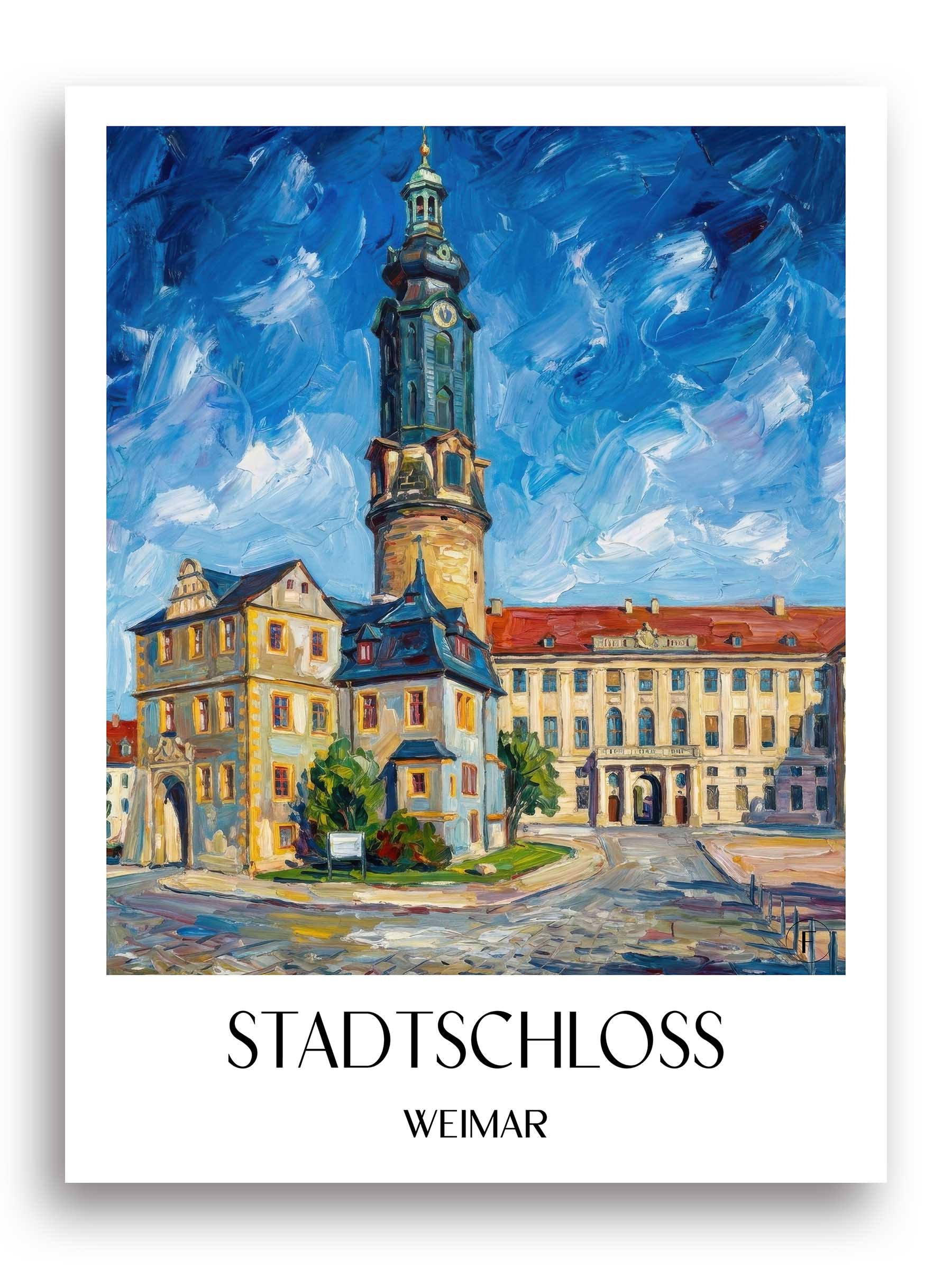 stadtschloss-weimar-deutschland-poster-oil-painting-oelgemaelde