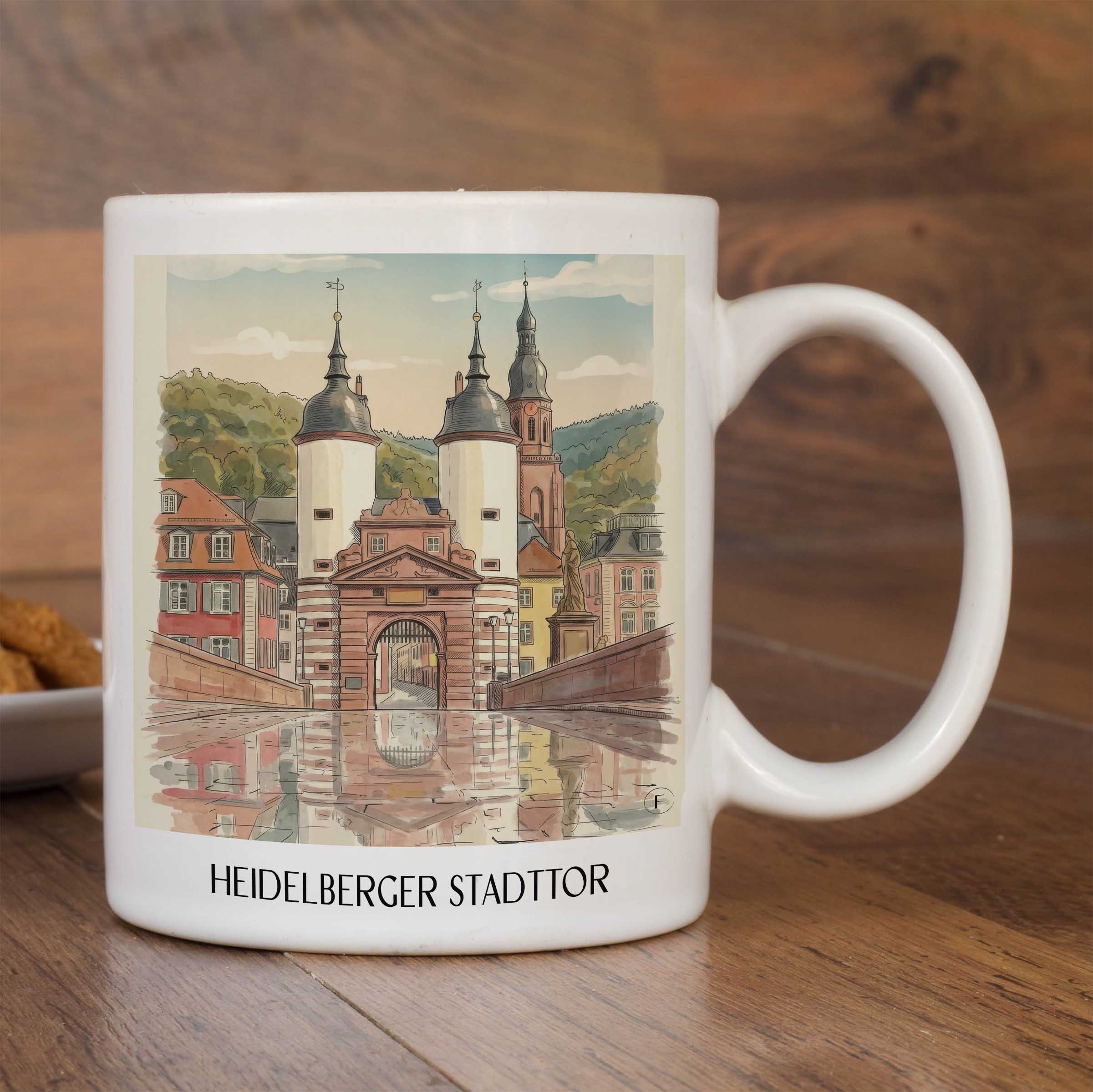 stadttor-heidelberg-deutschland-kaffeebecher-aquarell