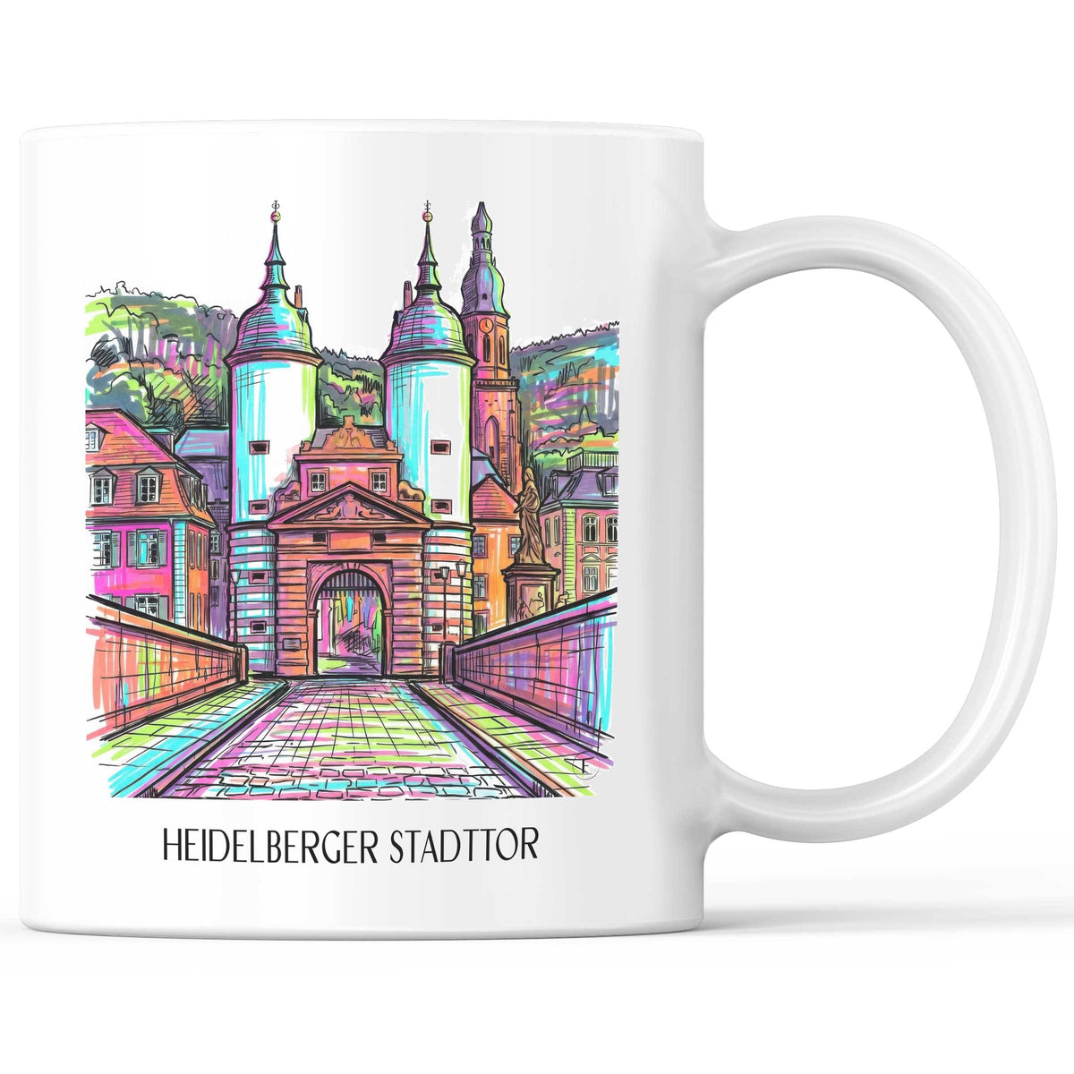 stadttor-heidelberg-deutschland-kaffeebecher-graffiti