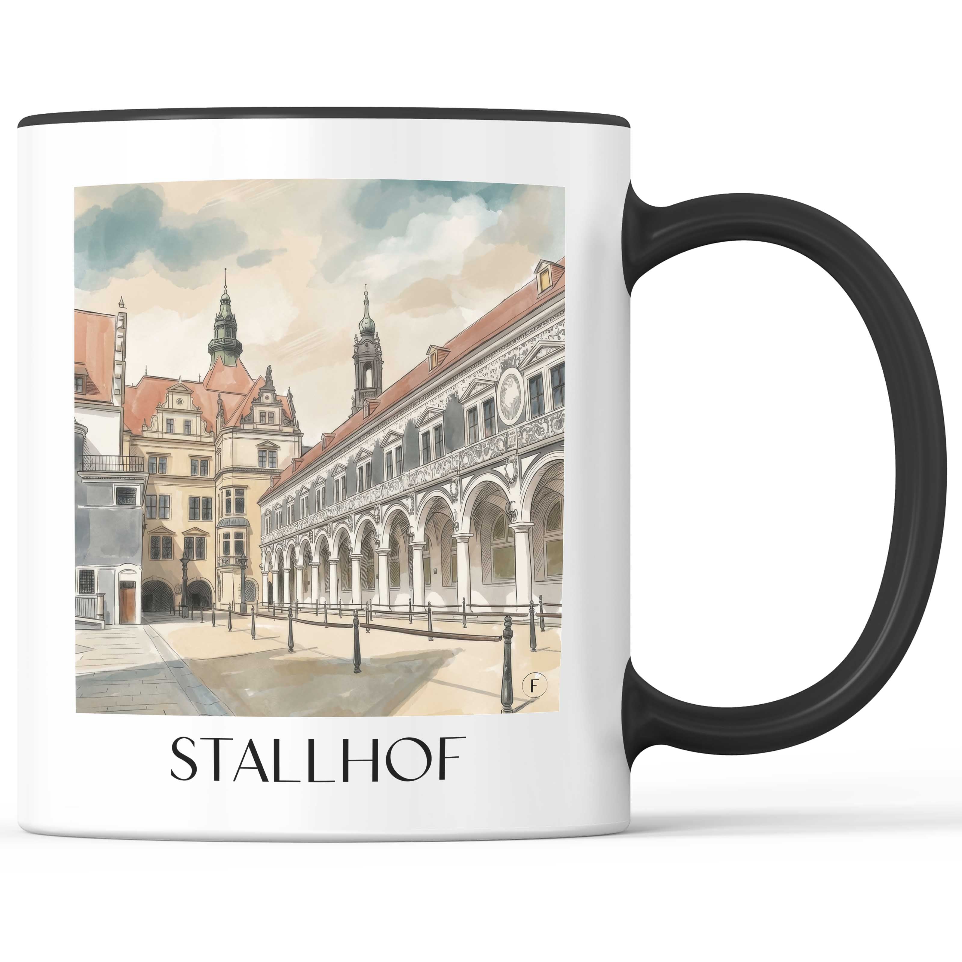 stallhof-dresden-deutschland-kaffeebecher-aquarell
