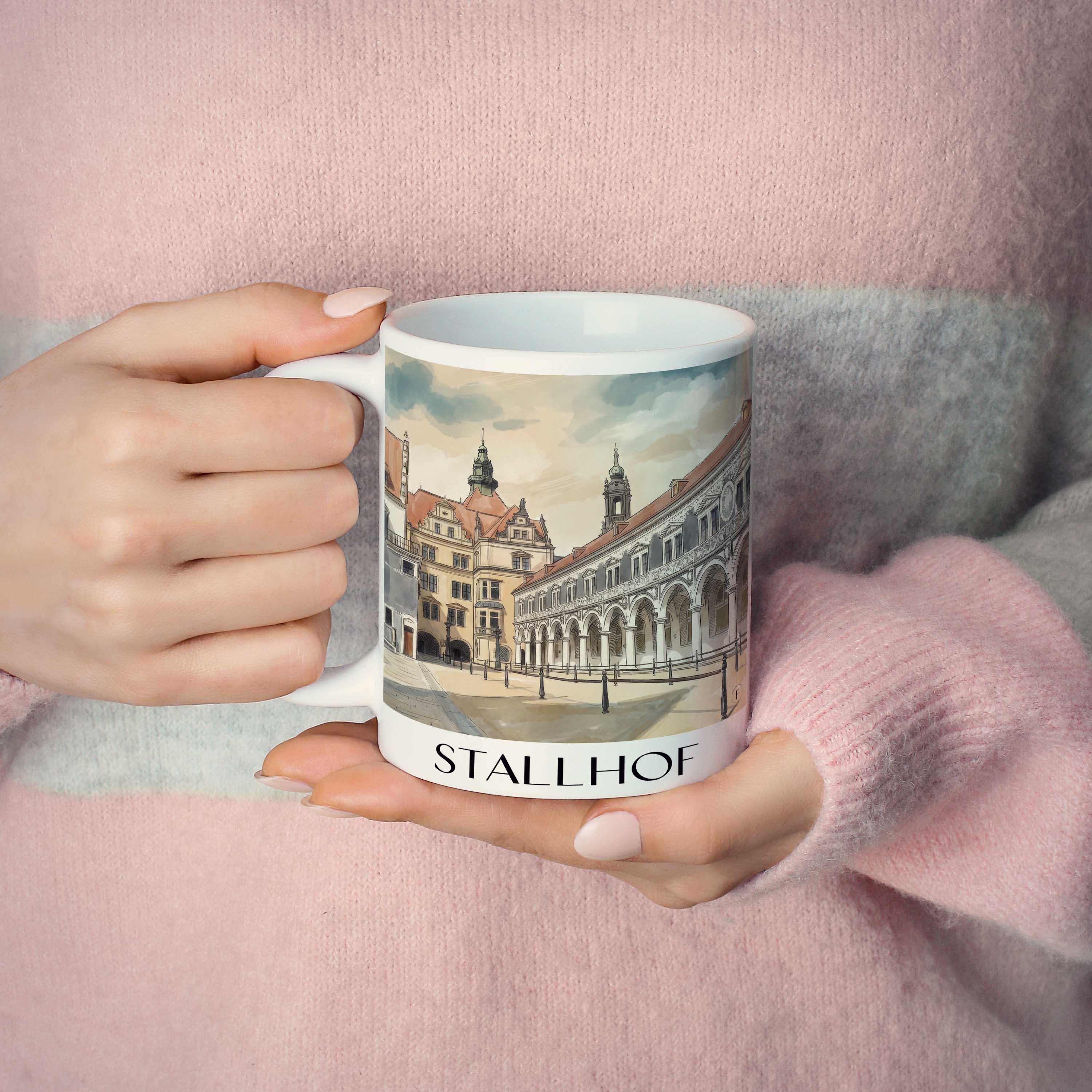 stallhof-dresden-deutschland-kaffeebecher-aquarell